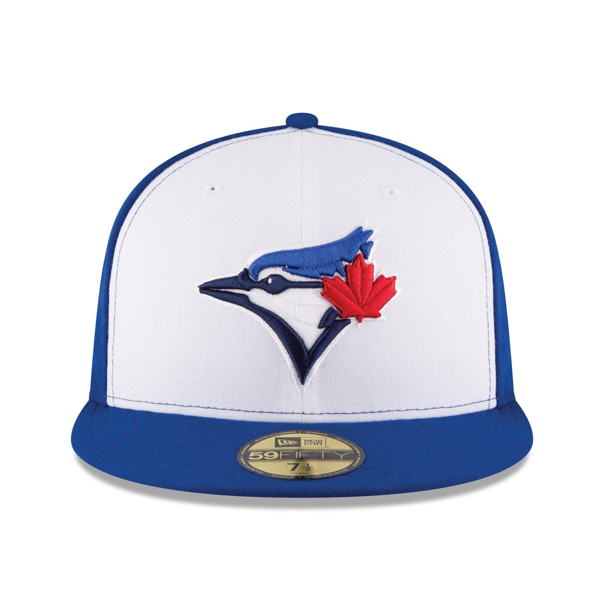 New Era Caps Toronto Blue Jays New Era MLB AC On-Field Alt 3 59FIFTY Fitted Hat - Blue/White