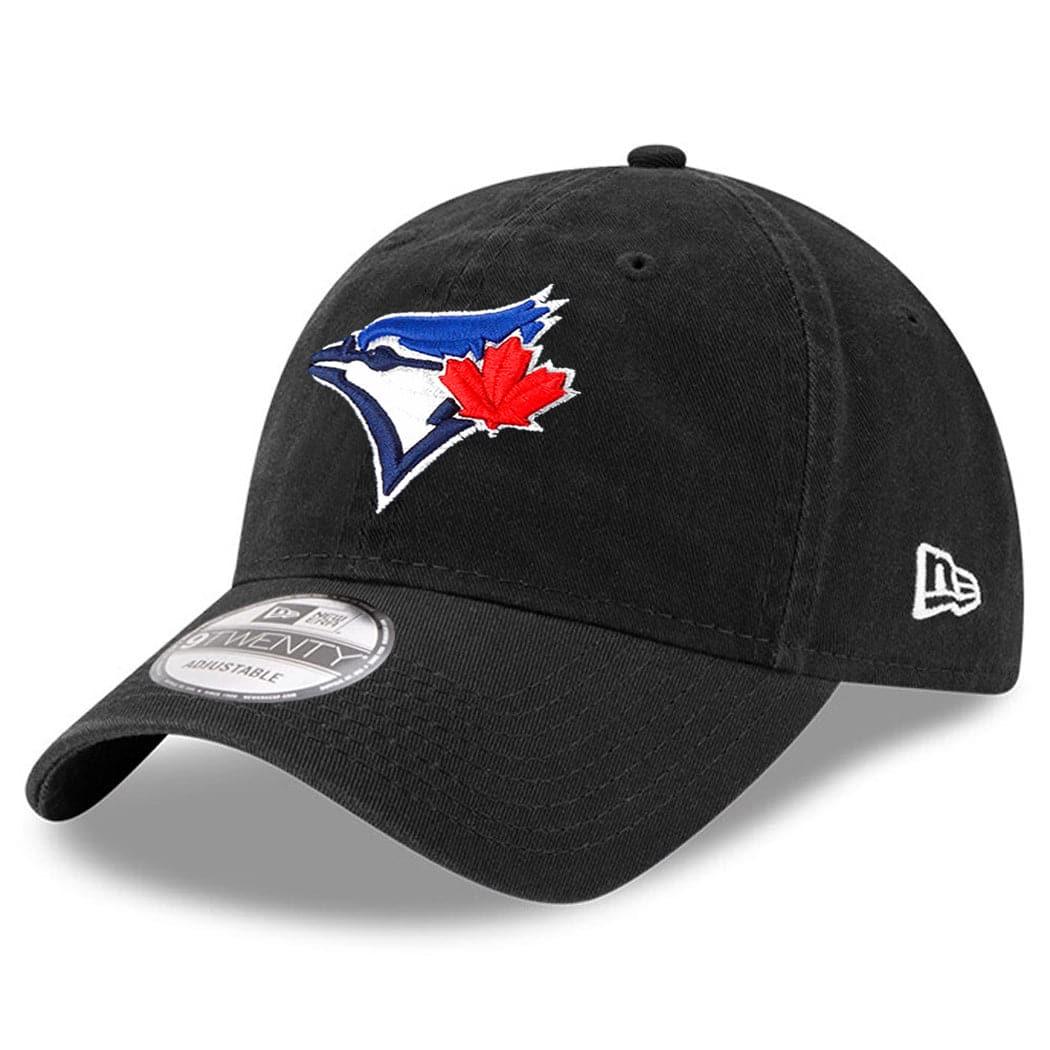 New Era Caps Toronto Blue Jays New Era MLB Team 9TWENTY Curved Hat - Black