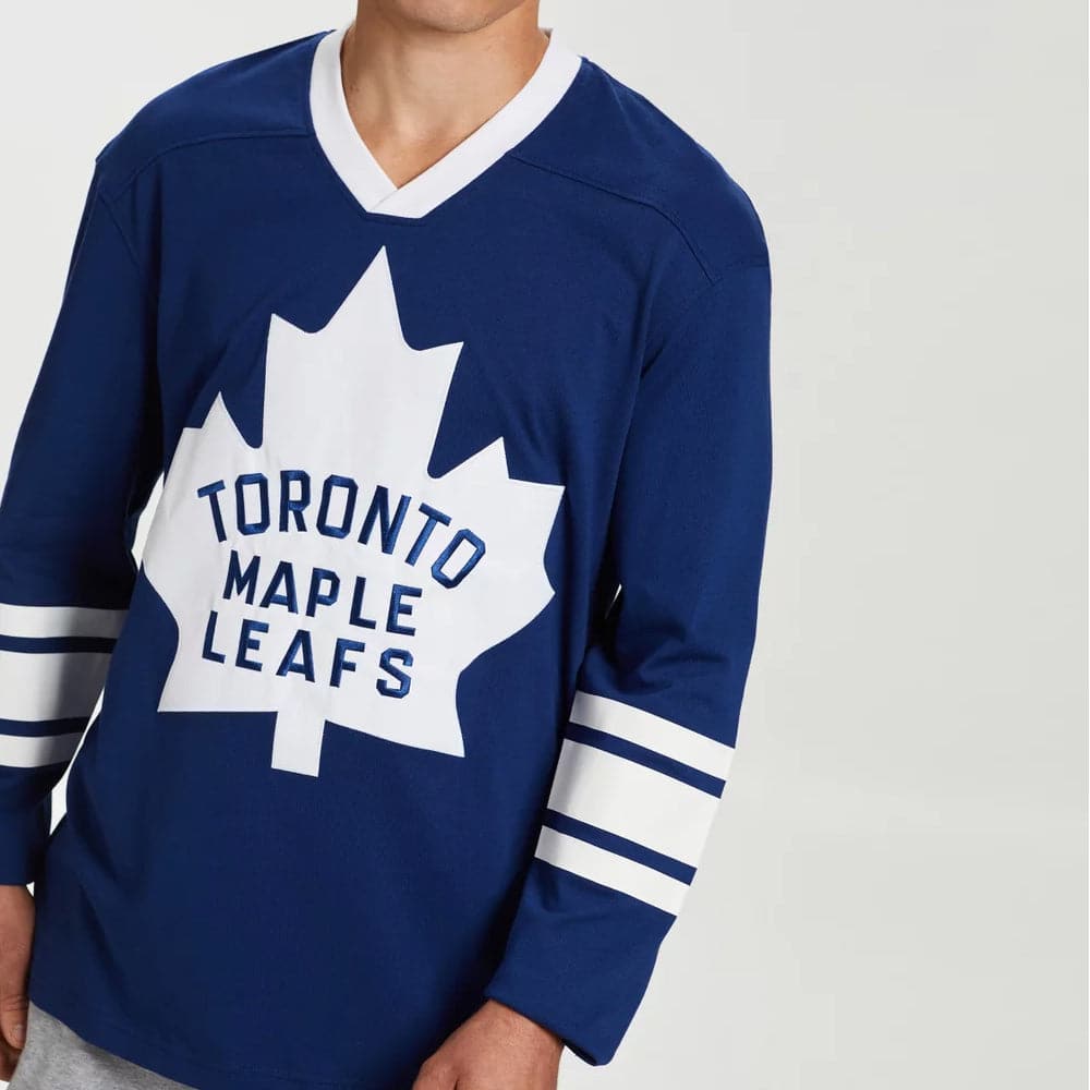Majestic Athletic Jerseys Toronto Maple Leafs Majestic NHL Vintage Replica Jersey - Navy