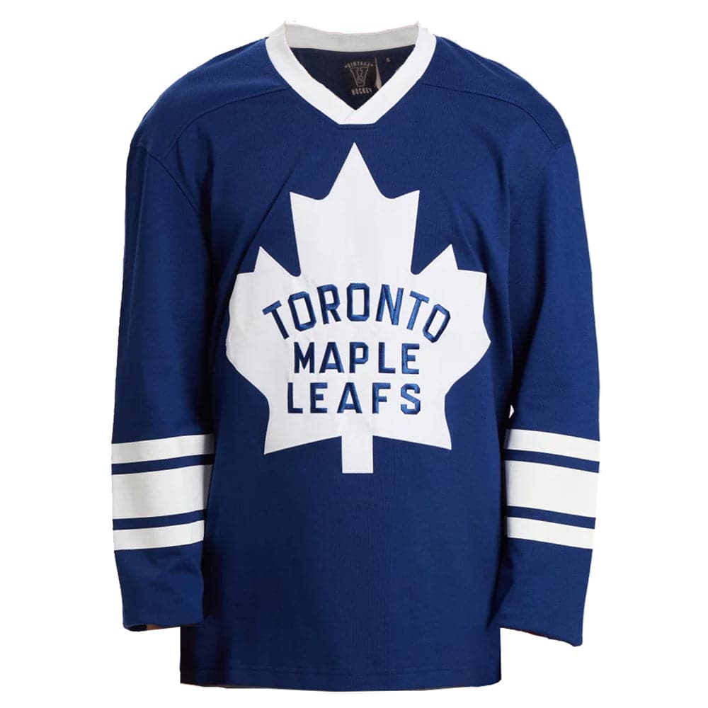 Majestic Athletic Jerseys Toronto Maple Leafs Majestic NHL Vintage Replica Jersey - Navy