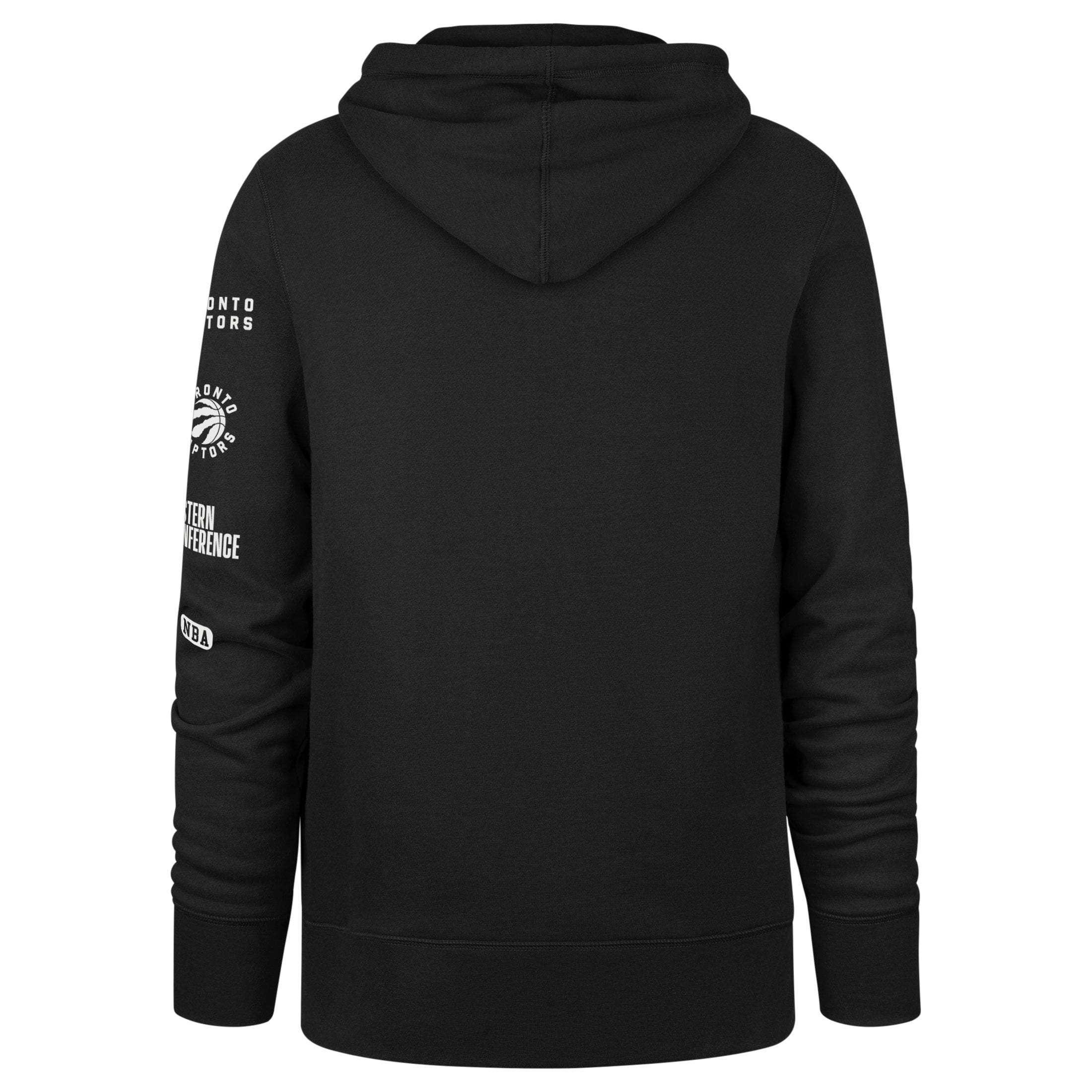 47 Brand Jumpers Toronto Raptors '47 NBA Rundown Headline Hoodie Jumper - Black
