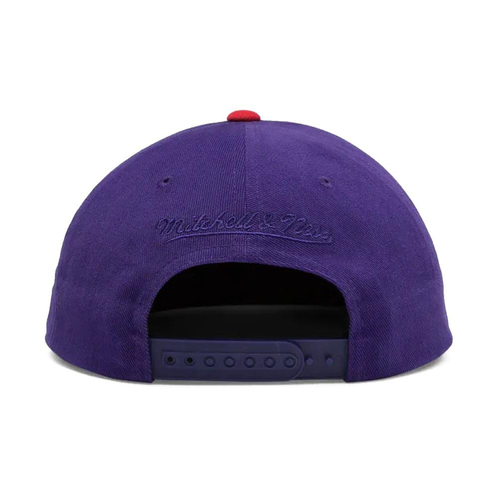 Mitchell And Ness Caps Toronto Raptors Mitchell & Ness NBA 2T Vintage Arch Deadstock Snapback Hat - Purple