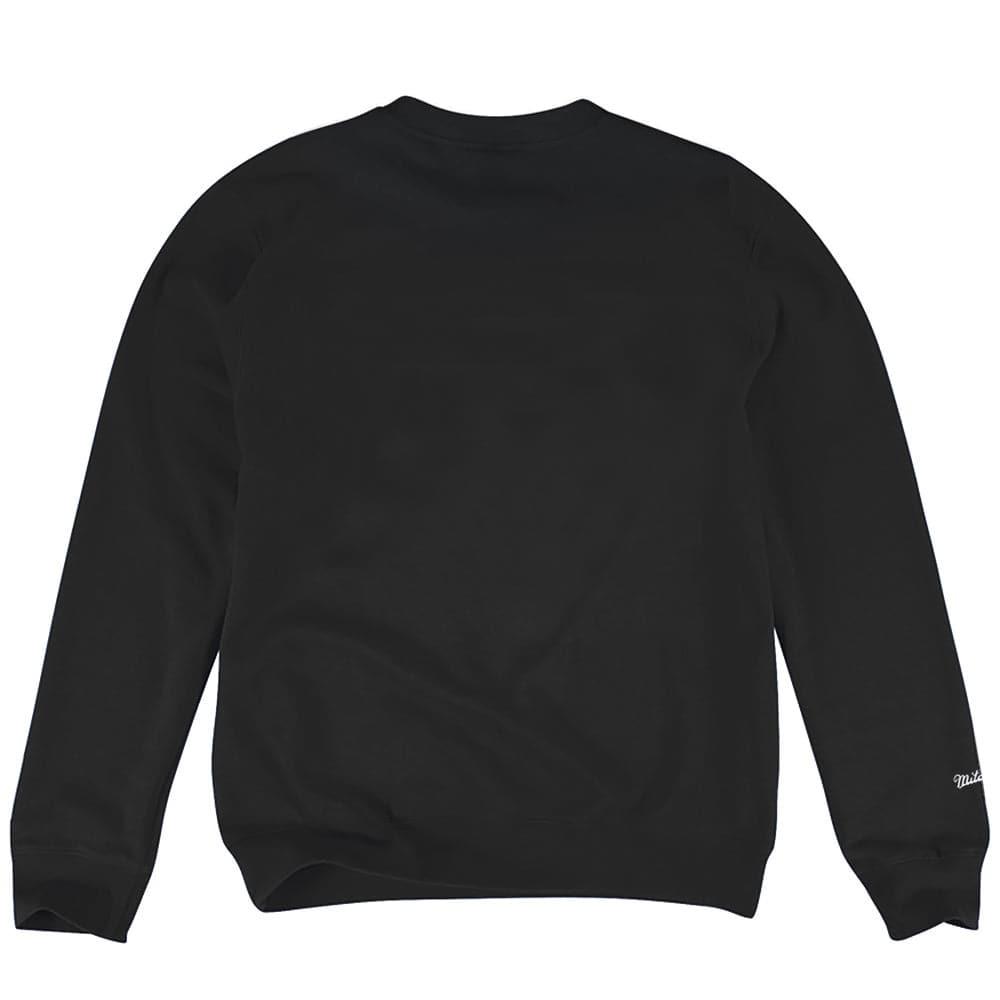 Mitchell And Ness Jumpers Toronto Raptors Mitchell & Ness NBA Embroidered HWC Logo Crew Jumper - Black