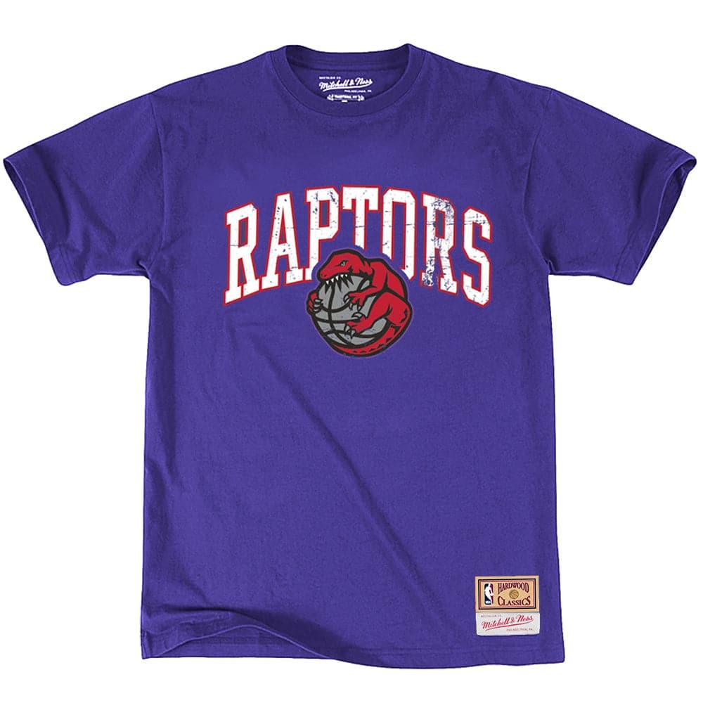 Mitchell And Ness T-Shirts Toronto Raptors Mitchell & Ness NBA Hat Hook T-Shirt - Purple