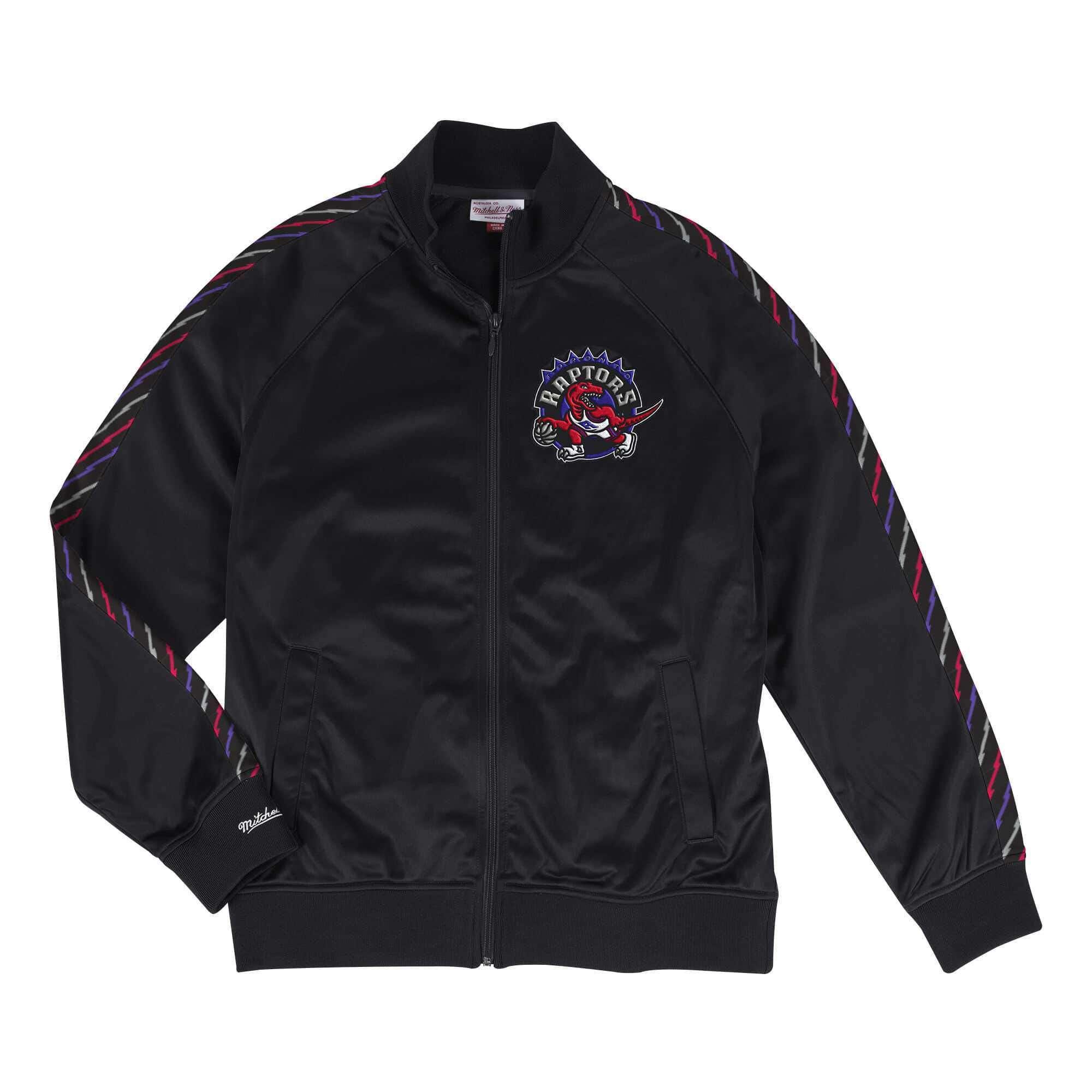 Mitchell And Ness Jackets Toronto Raptors Mitchell & Ness NBA HWC Track Jacket - Black