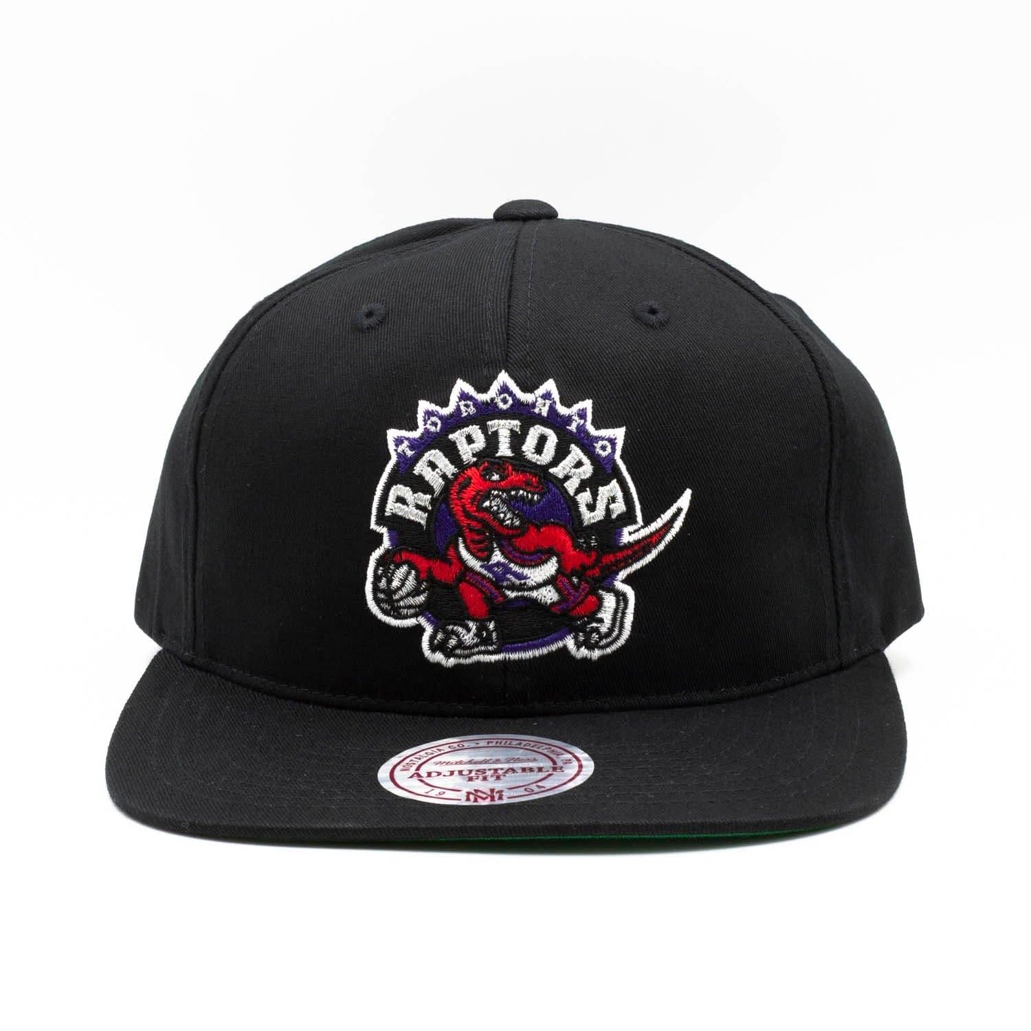 Mitchell And Ness Caps Toronto Raptors Mitchell & Ness NBA Logo Deadstock Snapback Hat - Black