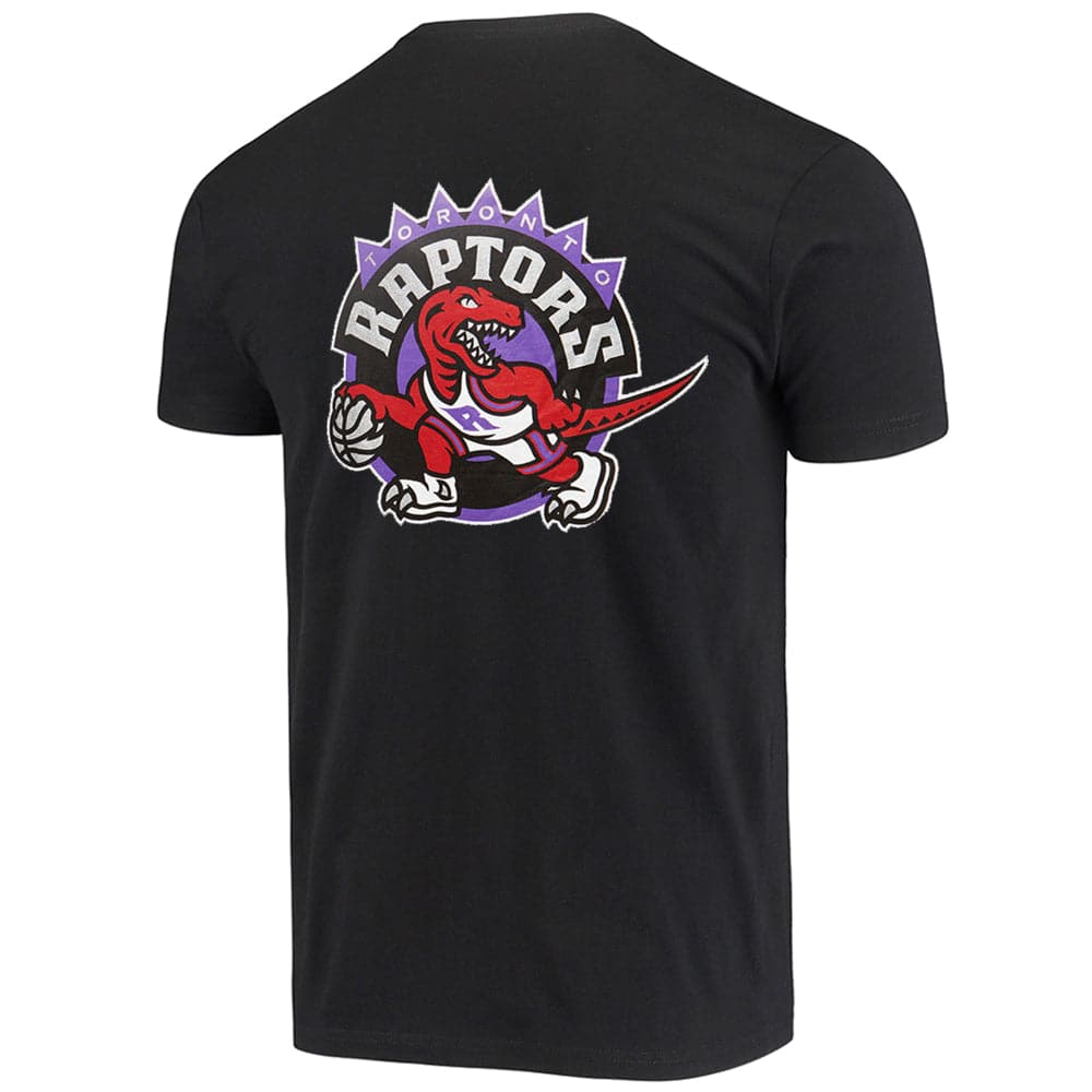 Mitchell And Ness T-Shirts Toronto Raptors Mitchell & Ness NBA Retro Repeat T-Shirt - Black