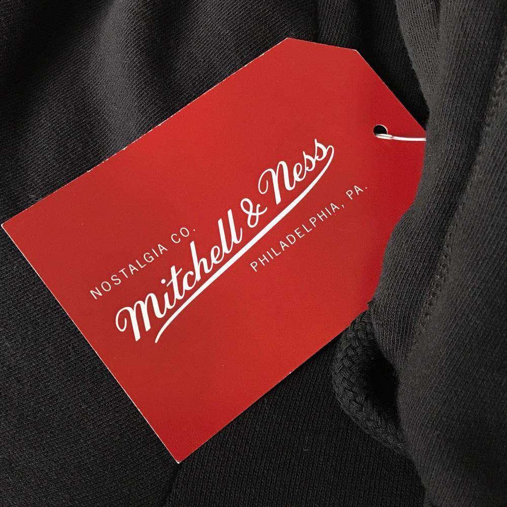 Mitchell And Ness Jumpers Toronto Raptors Mitchell & Ness NBA Wordmark Hoodie Jumper - Black