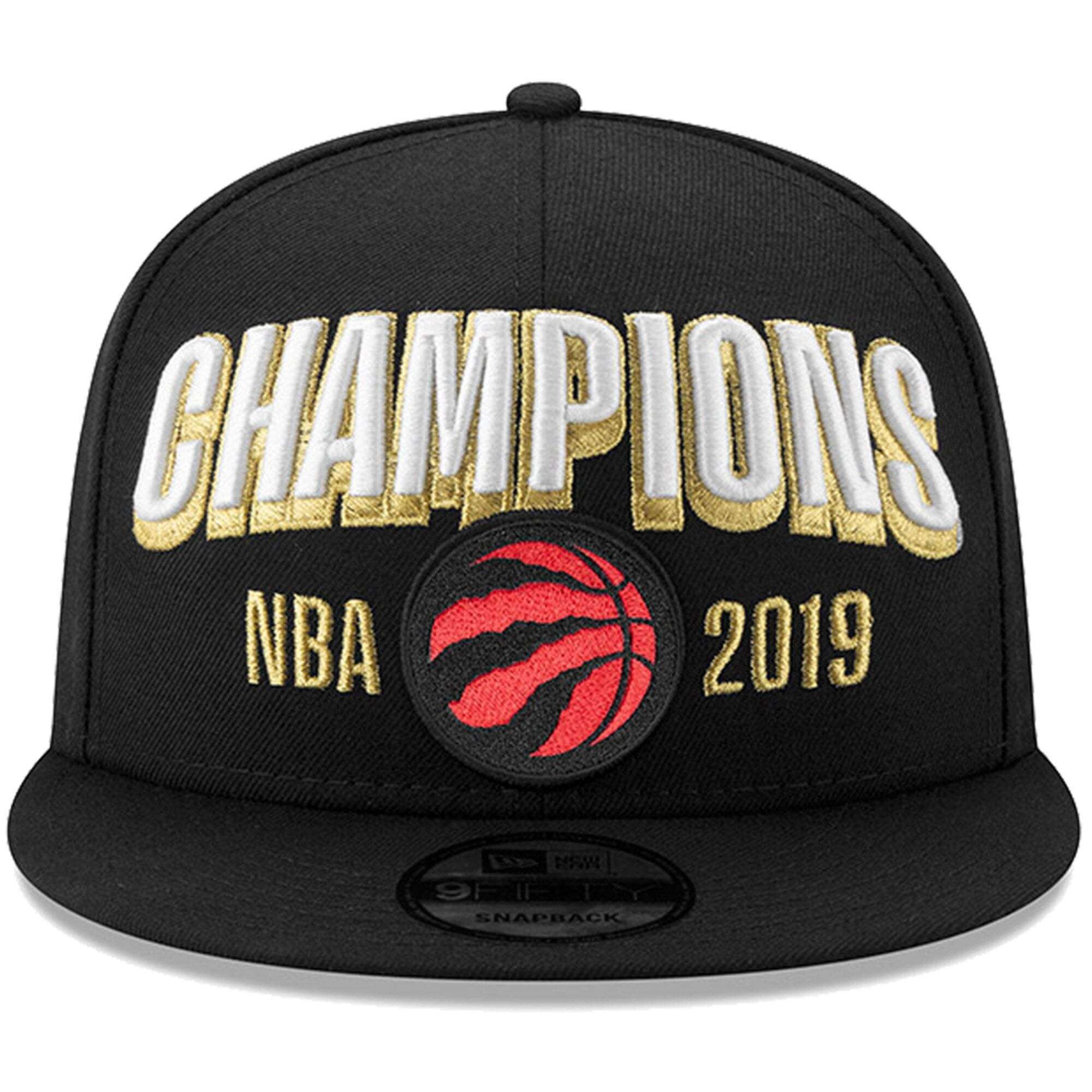 New Era Caps Toronto Raptors New Era 2019 NBA Champions 9FIFTY Snapback Hat - Black