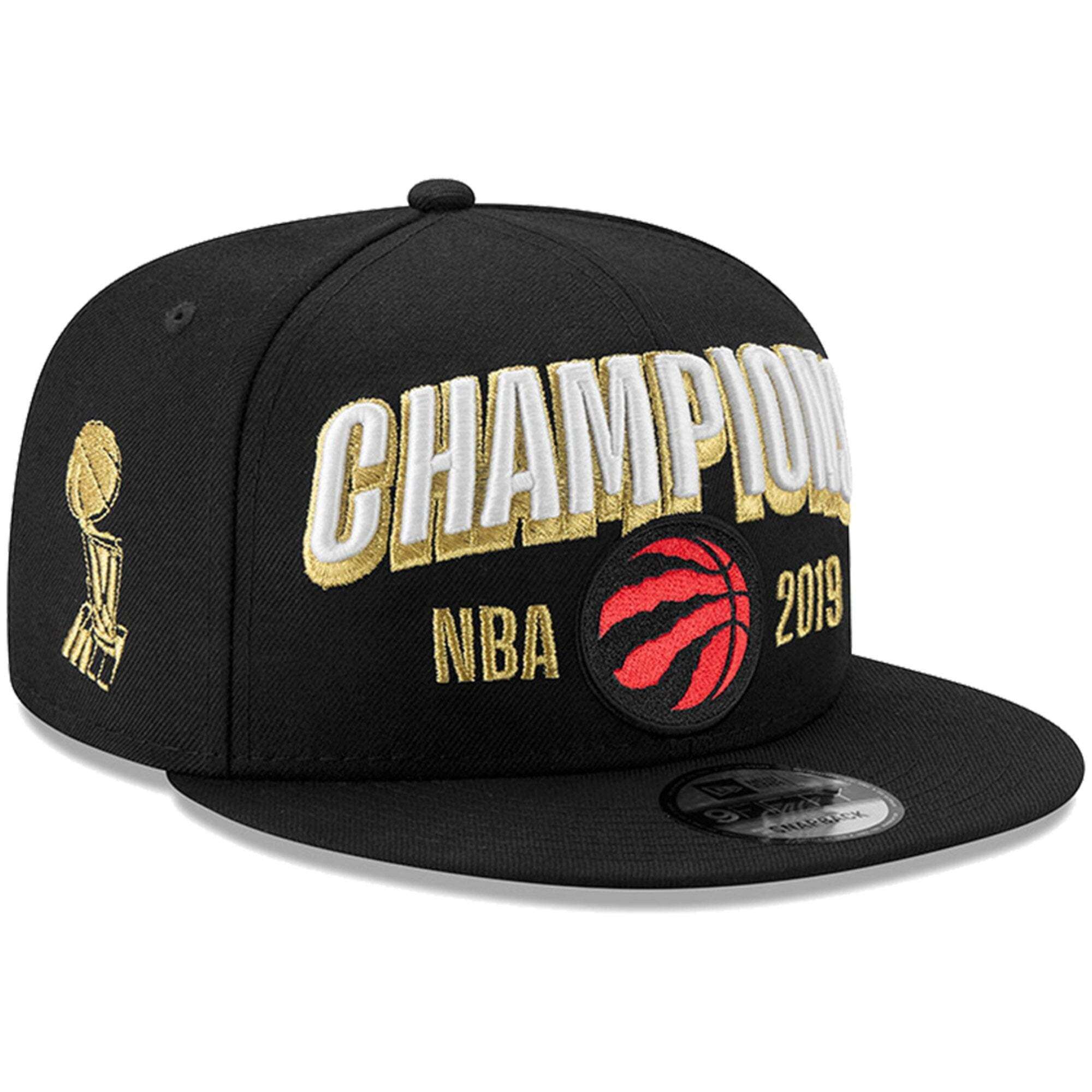 New Era Caps Toronto Raptors New Era 2019 NBA Champions 9FIFTY Snapback Hat - Black