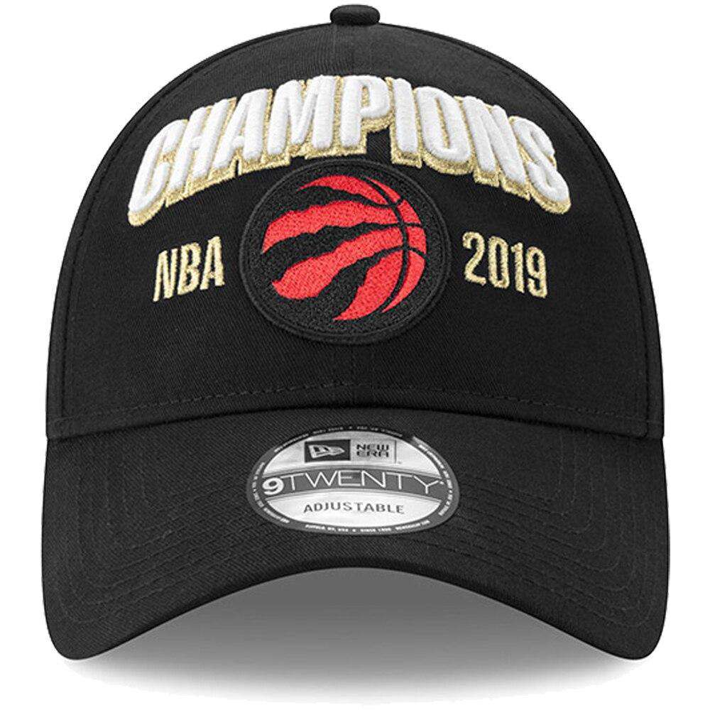 New Era Caps Toronto Raptors New Era 2019 NBA Champions 9TWENTY Curved Hat - Black