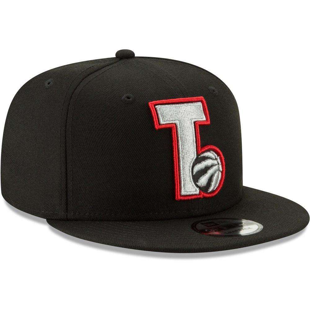 New Era Caps Toronto Raptors New Era NBA 2019 Back Half 9FIFTY Snapback Hat - Black