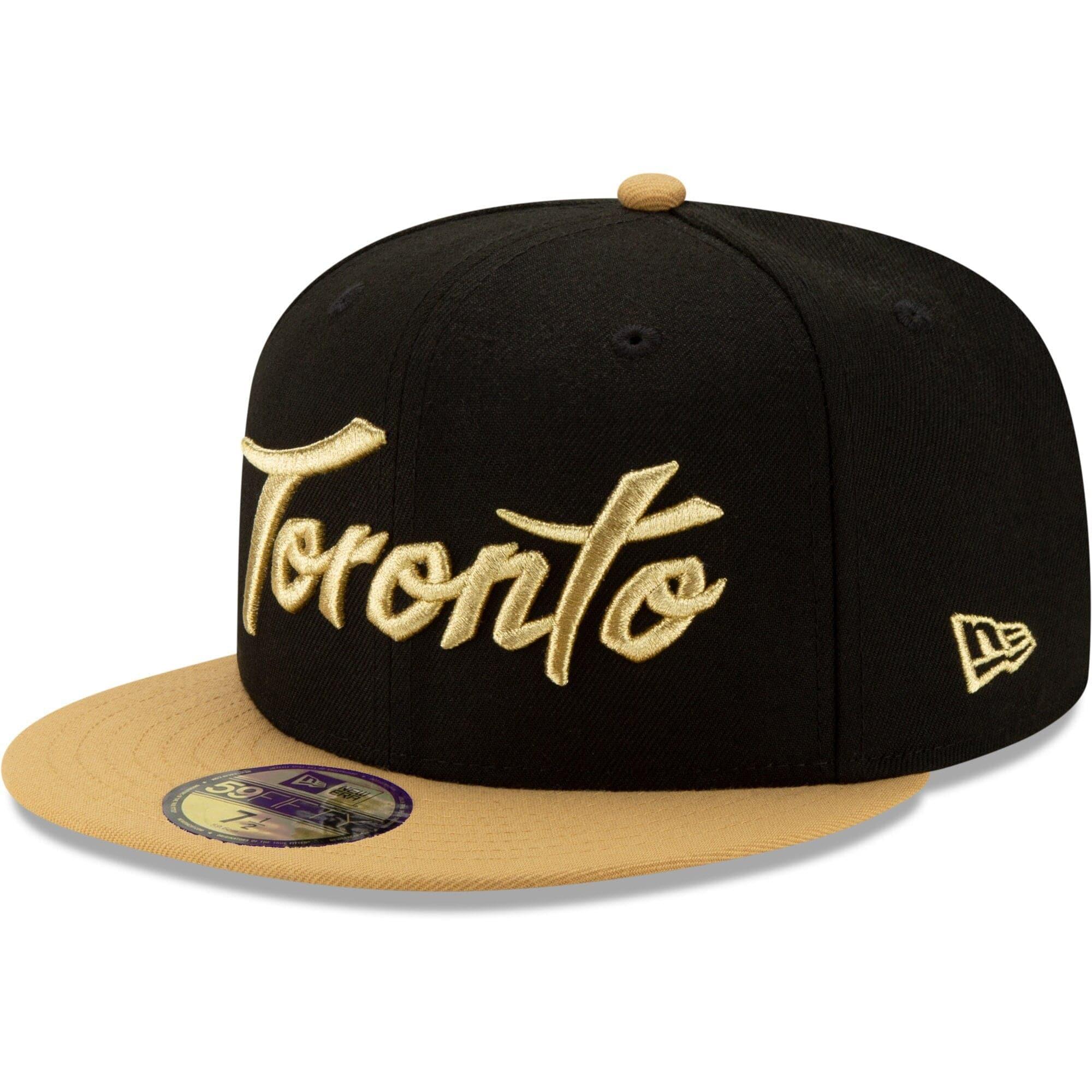 New Era Caps Toronto Raptors New Era NBA 2019 City Series 59FIFTY Fitted Hat - Black