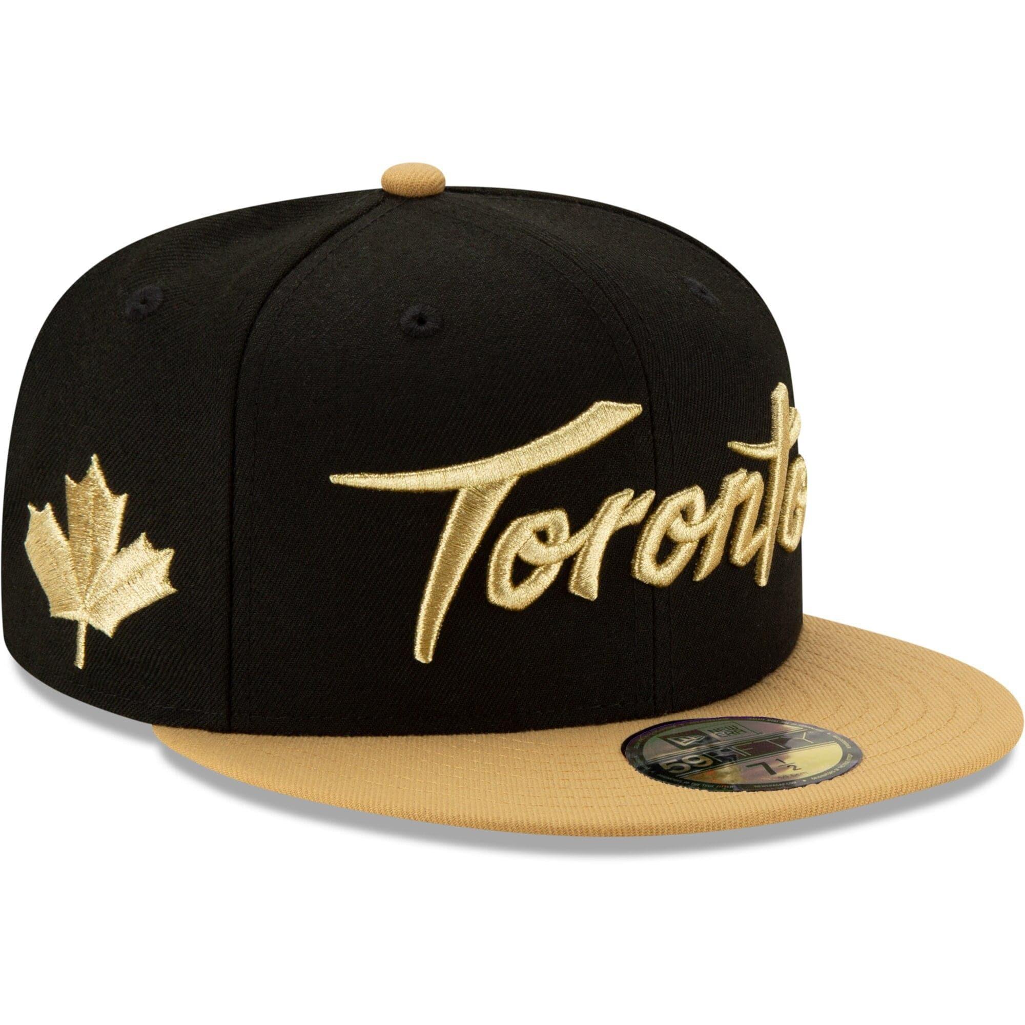 New Era Caps Toronto Raptors New Era NBA 2019 City Series 59FIFTY Fitted Hat - Black