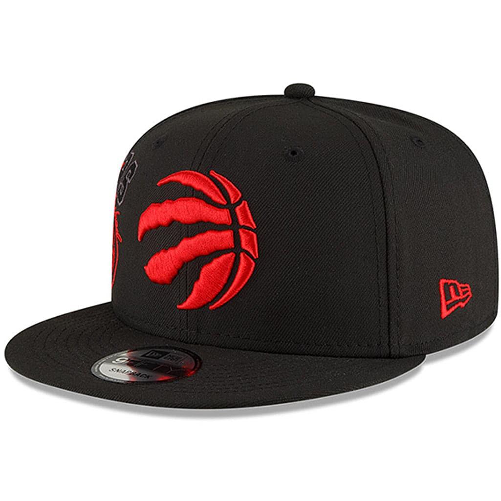 New Era Caps Toronto Raptors New Era NBA 21-22 Back Half 9FIFTY Snapback Hat - Black