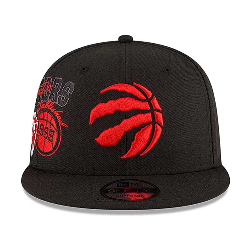 New Era Caps Toronto Raptors New Era NBA 21-22 Back Half 9FIFTY Snapback Hat - Black