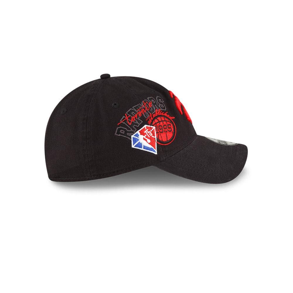 New Era Caps Toronto Raptors New Era NBA 21-22 Back Half 9TWENTY Hat - Black