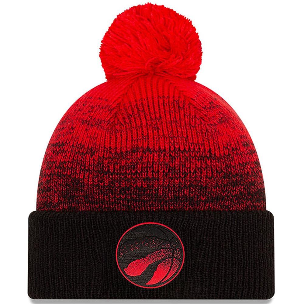 New Era Beanies Toronto Raptors New Era NBA Back Half Knit Beanie - Red