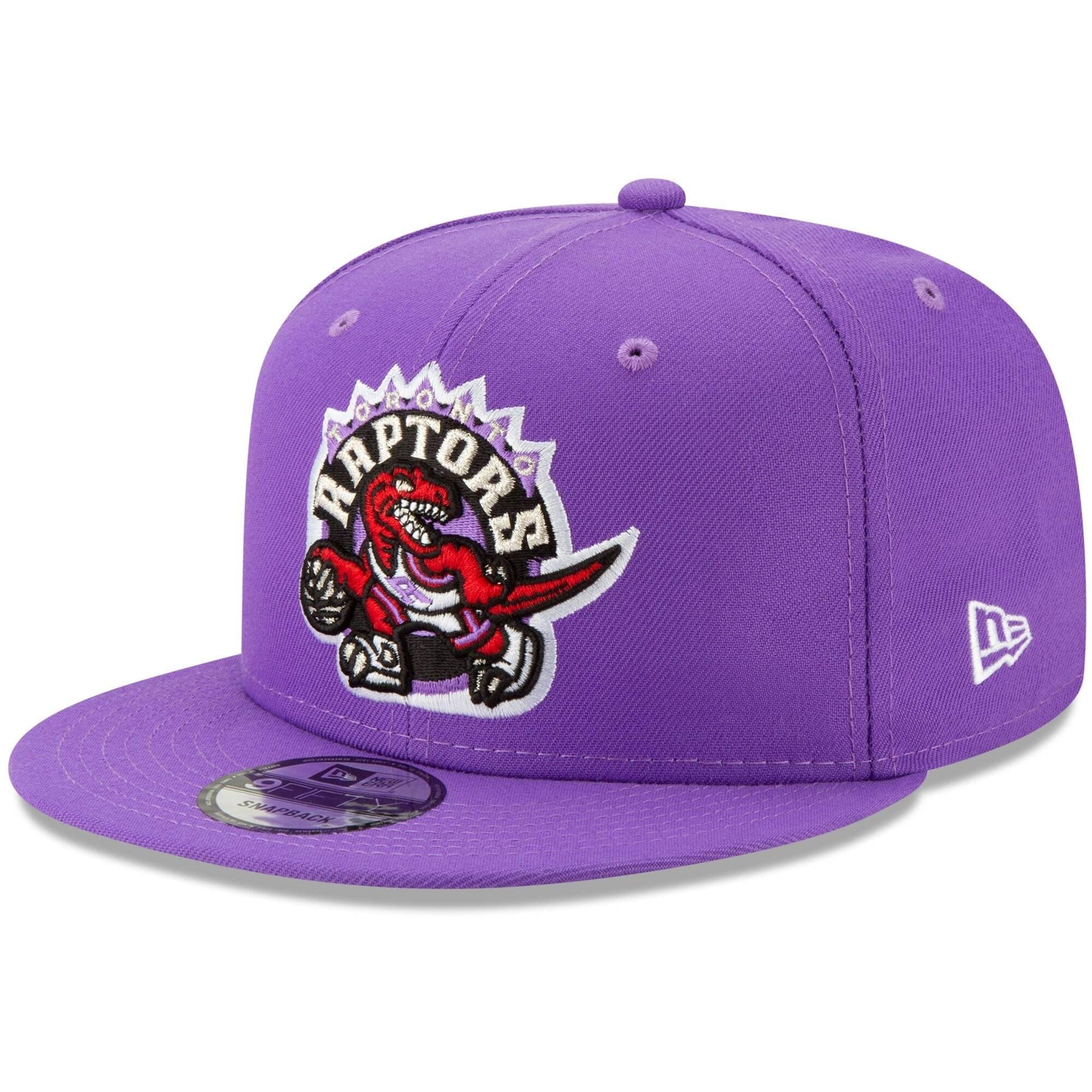 New Era Caps Toronto Raptors New Era NBA Hardwood Classics Nights 9FIFTY Snapback Hat - Purple