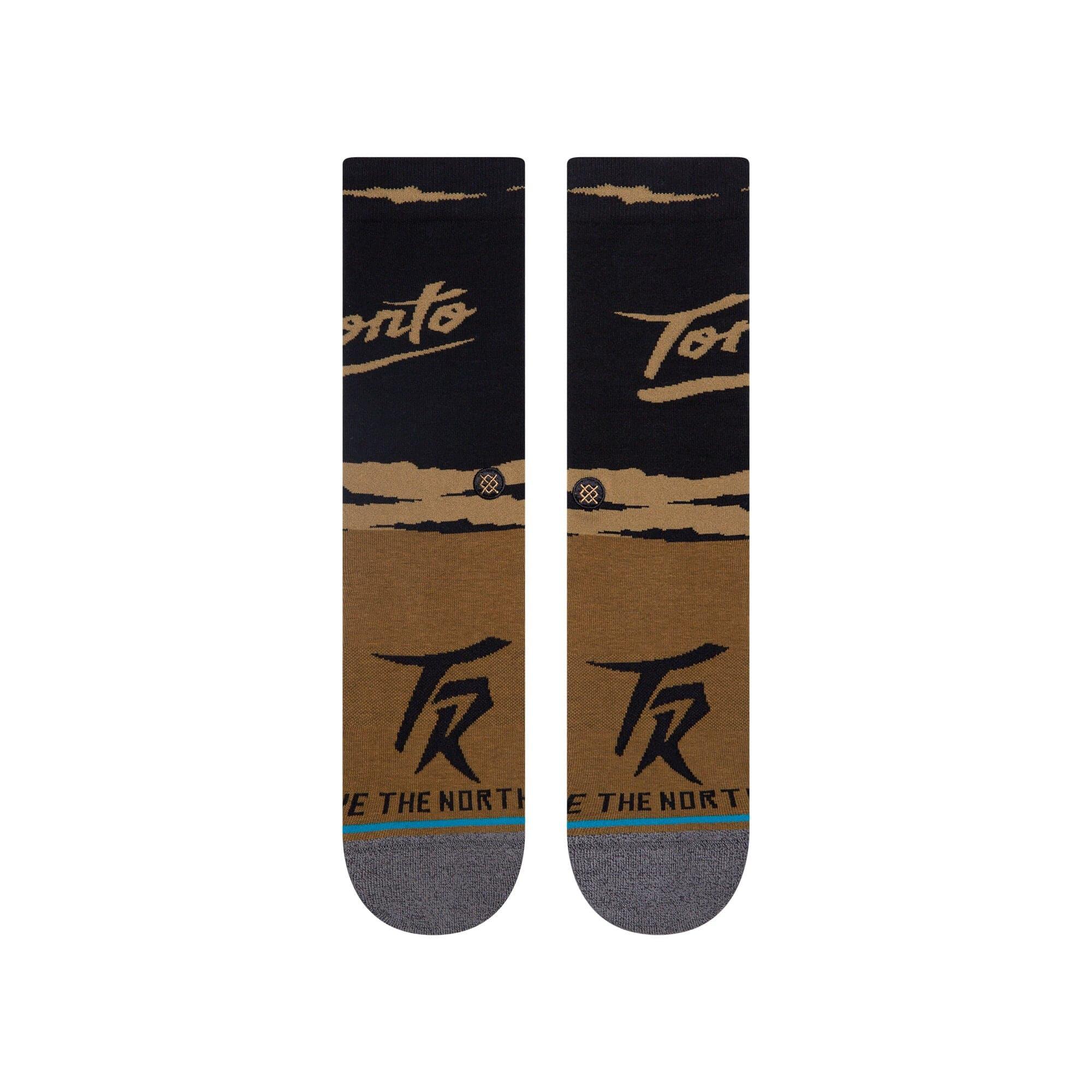 Stance Socks Toronto Raptors Stance NBA 20/21 City Edition Crew Socks - Black