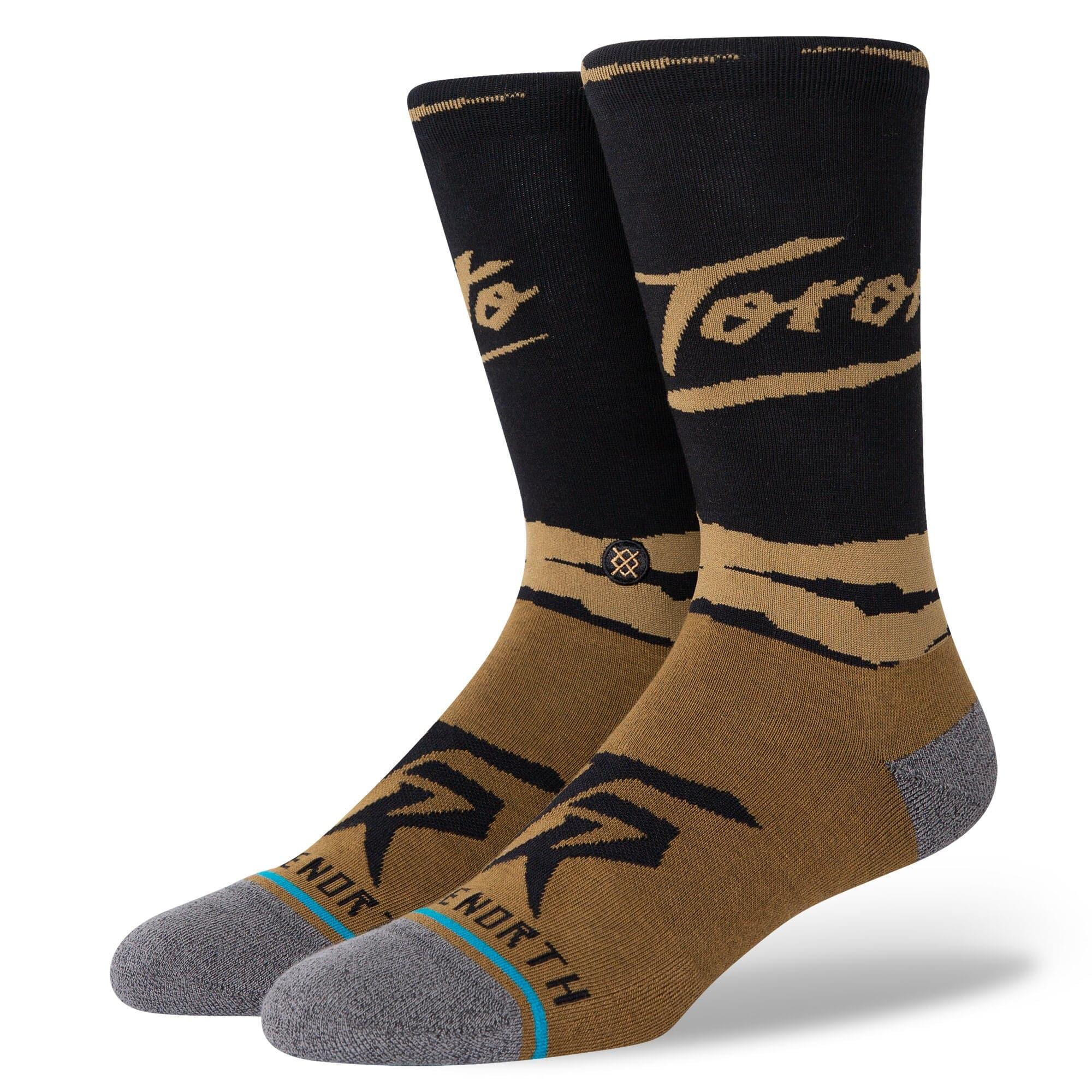 Stance Socks Toronto Raptors Stance NBA 20/21 City Edition Crew Socks - Black
