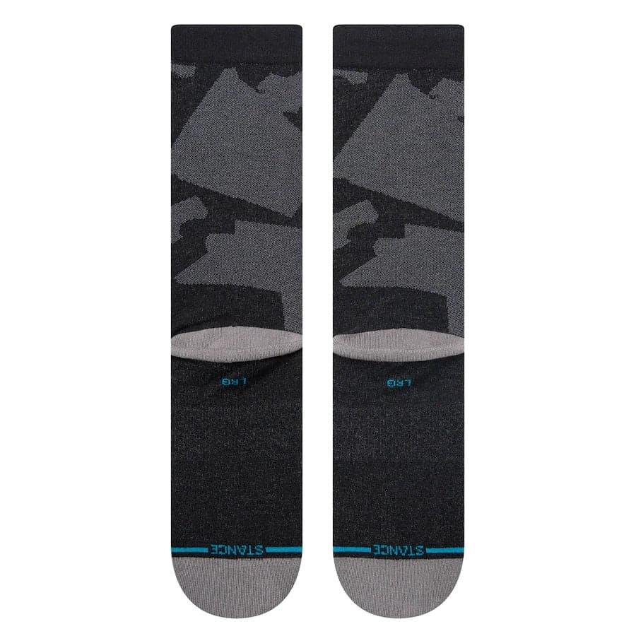 Stance Socks Large (9-12 US) Toronto Raptors Stance NBA 22-23 City Edition Crew Socks - Black