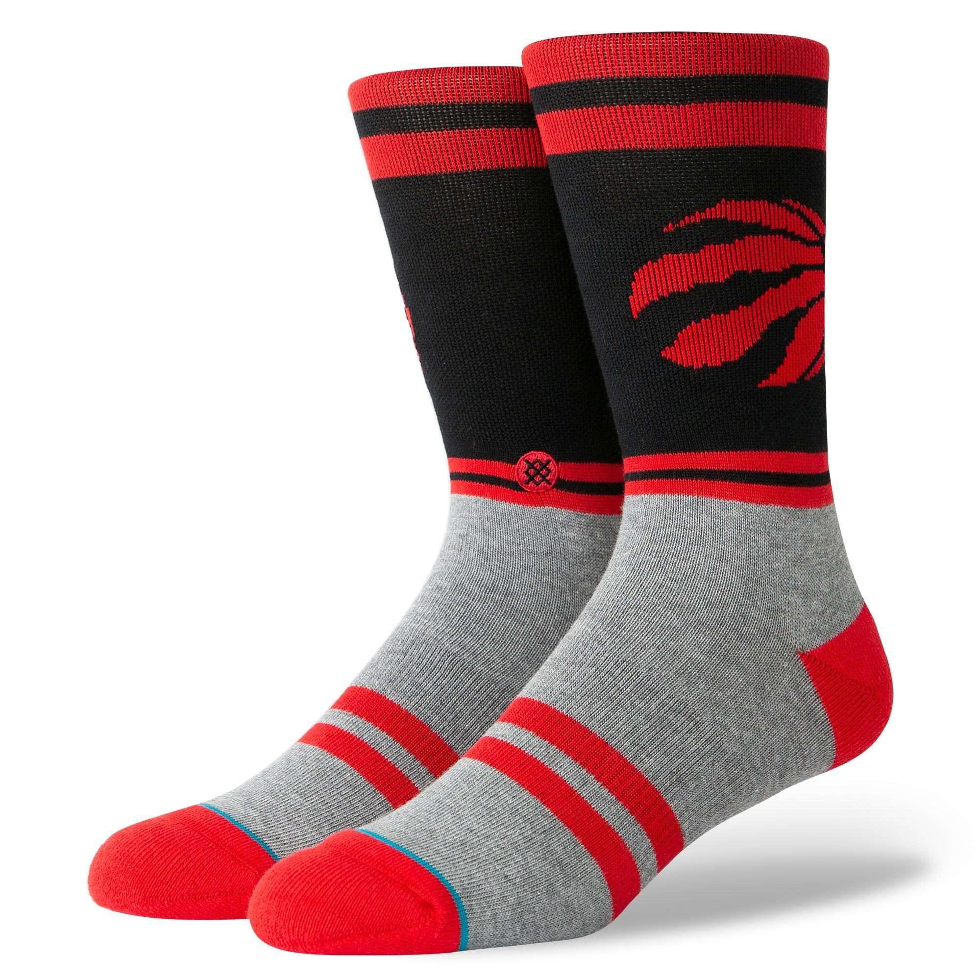 Stance Socks Toronto Raptors Stance NBA City Gym Crew Socks - Black
