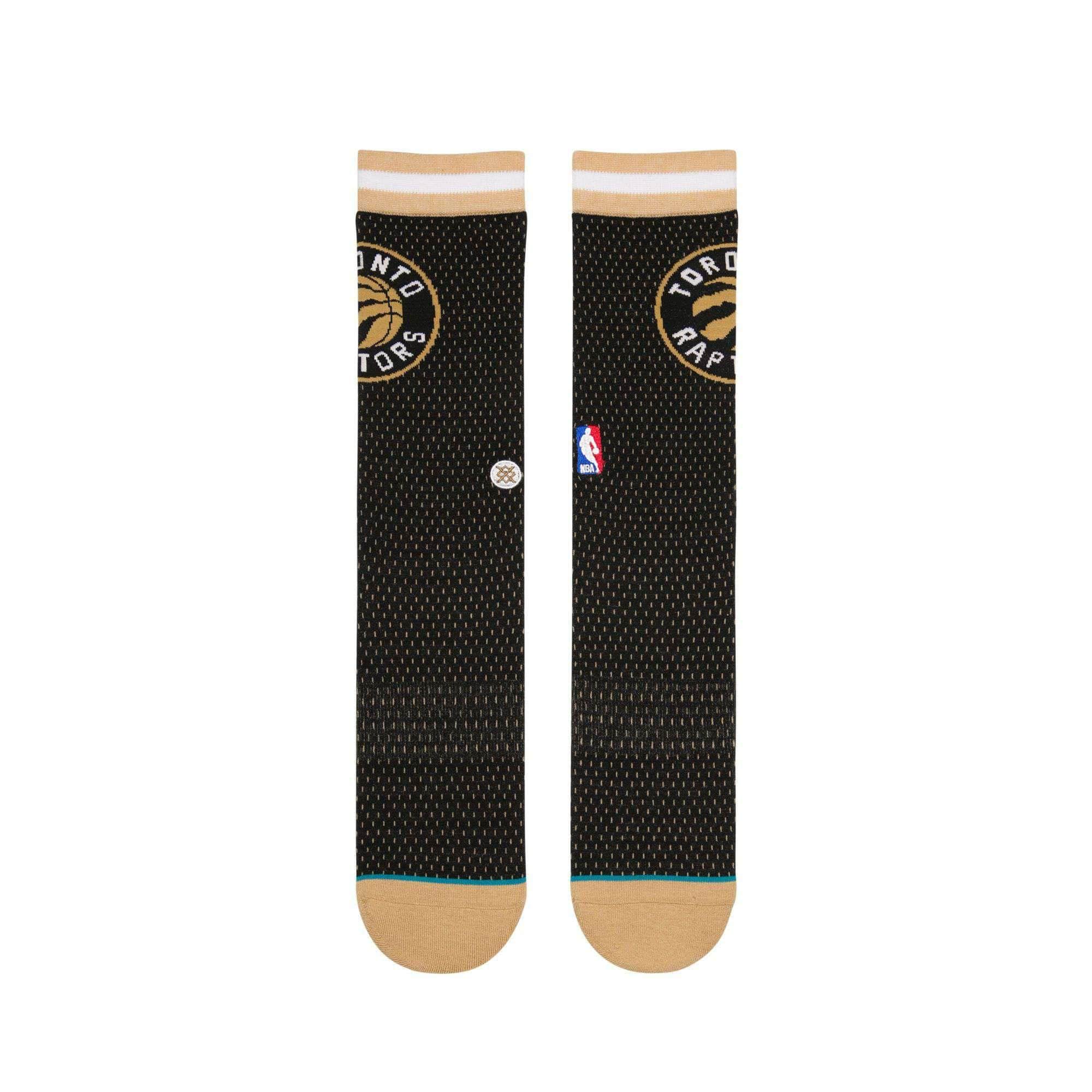 Stance Socks Toronto Raptors Stance NBA Jersey Crew Socks - Gold