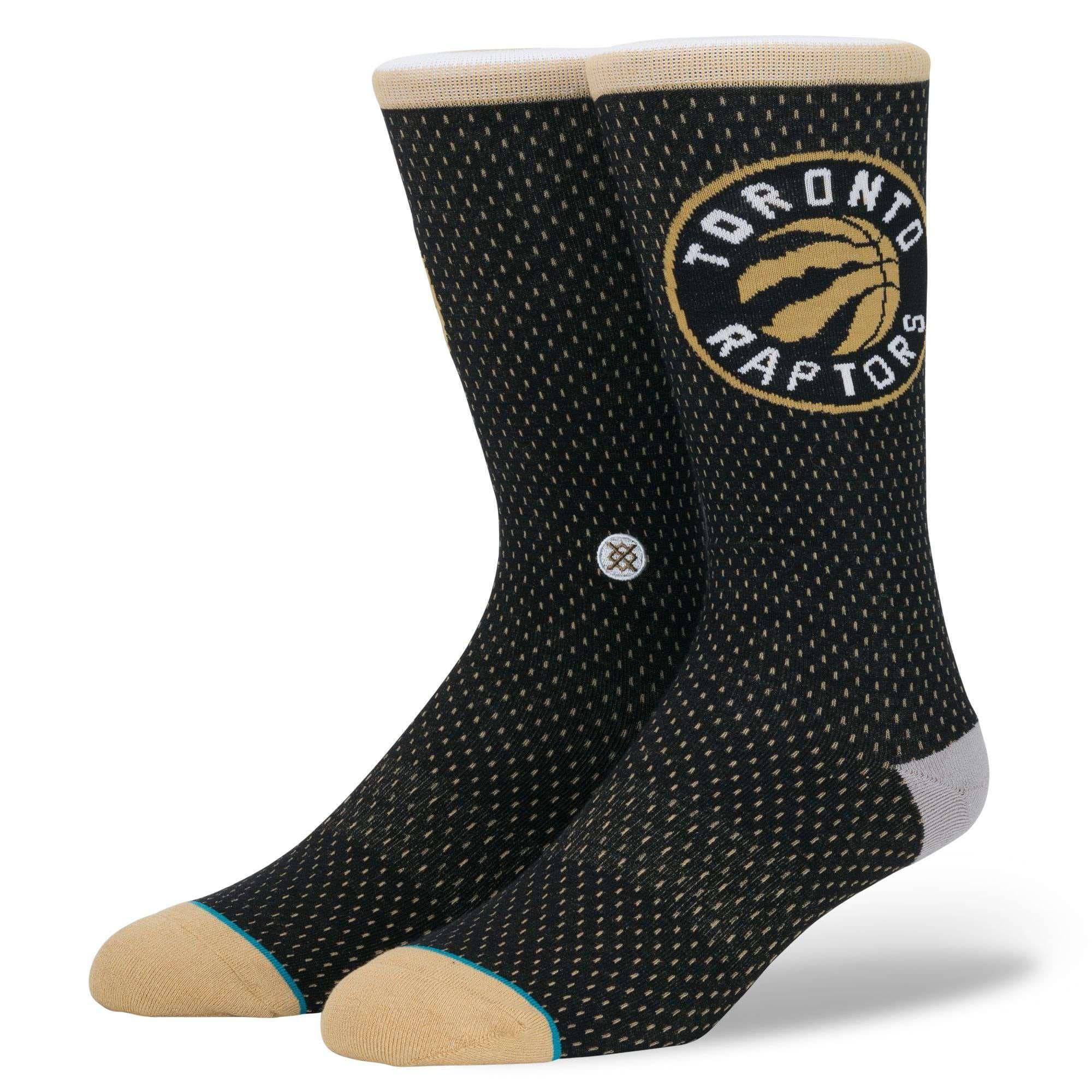 Stance Socks Toronto Raptors Stance NBA Jersey Crew Socks - Gold