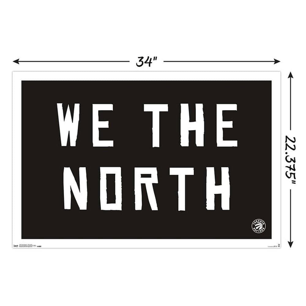 Trends International Posters Toronto Raptors We The North Trends NBA 57 x 86cm Poster