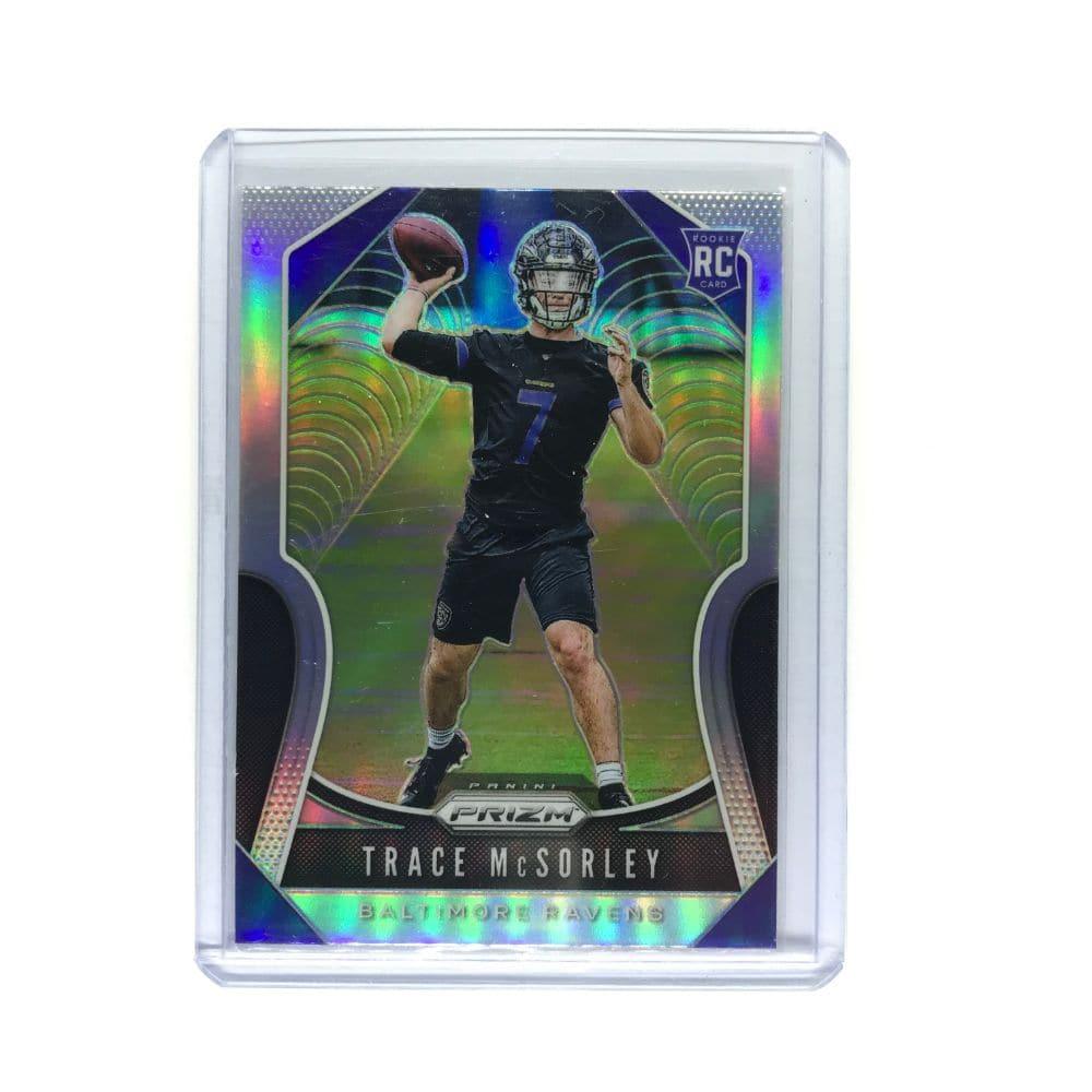 Panini Cards Trace McSorley Baltimore Ravens 2019 Panini Prizm NFL Rookie Silver Card