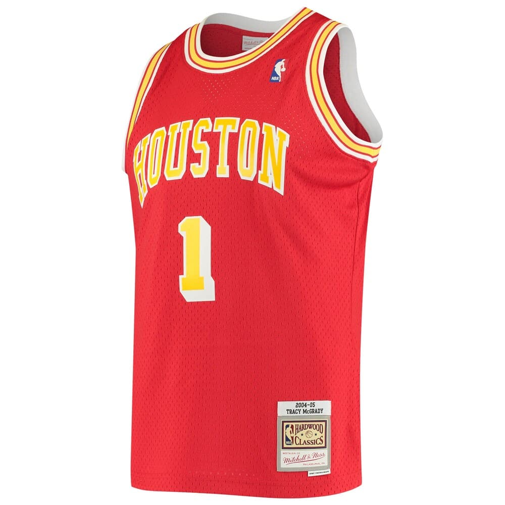 Mitchell And Ness Jerseys Tracy McGrady Houston Rockets Mitchell & Ness NBA 04-05 Swingman Jersey - Red