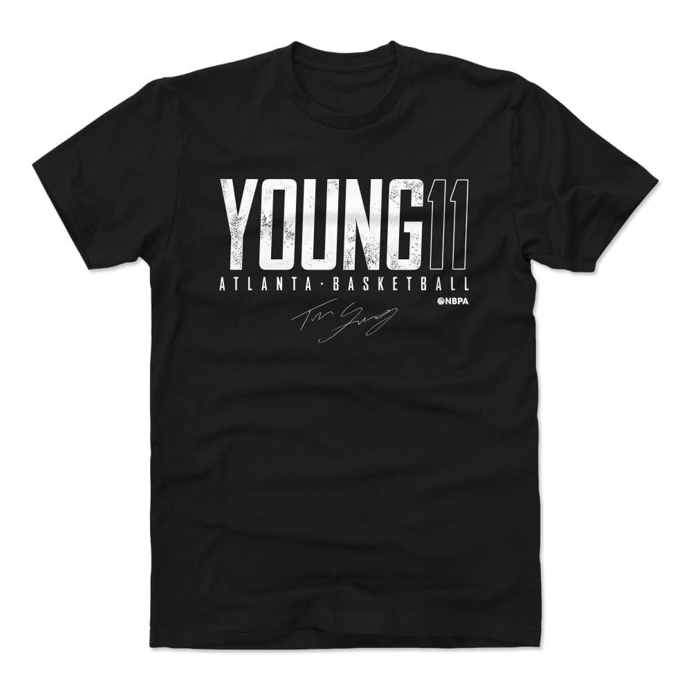 500 Level T-Shirts Trae Young Atlanta Hawks 500 Level NBA Elite T-Shirt - Black
