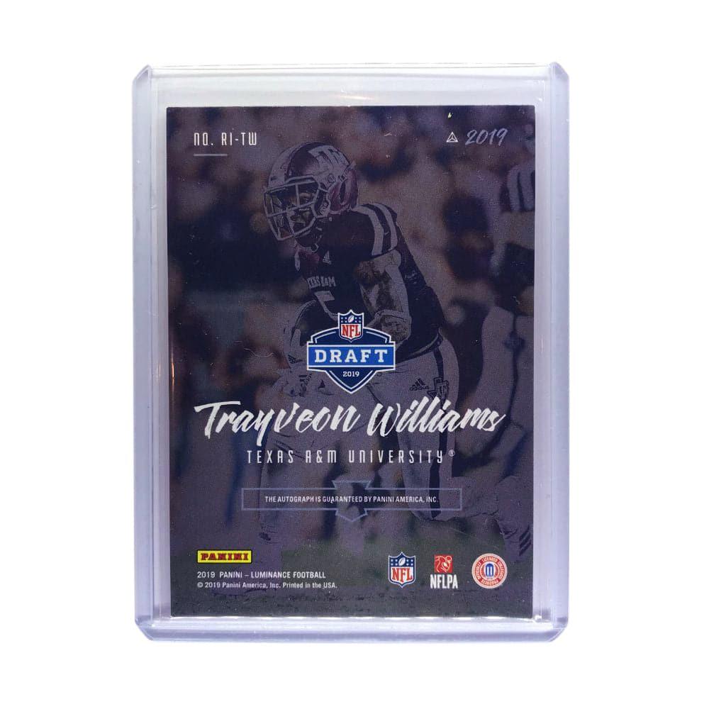 Panini Cards Trayveon Williams Cincinnati Bengals 2019 Panini Luminance NFL Auto Rookie Ink Card