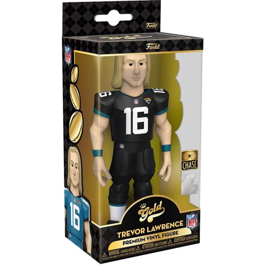 Funko Figures Trevor Lawrence Jacksonville Jaguars Funko NFL 5" Vinyl Gold Figure
