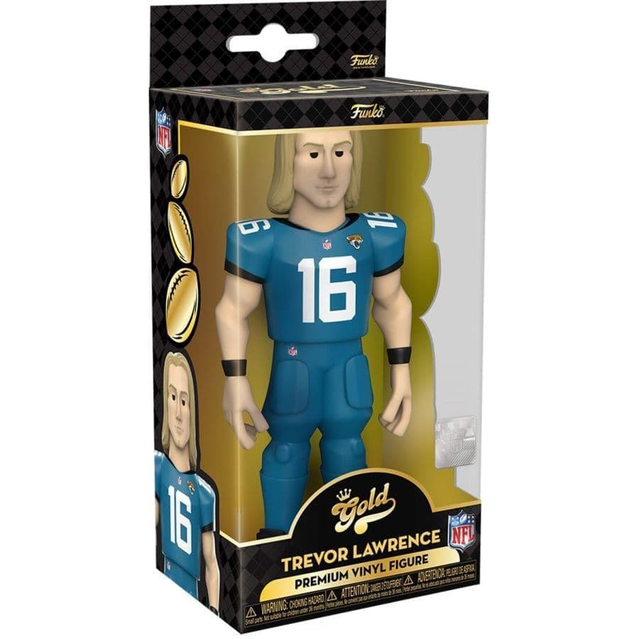 Funko Figures Trevor Lawrence Jacksonville Jaguars Funko NFL 5" Vinyl Gold Figure