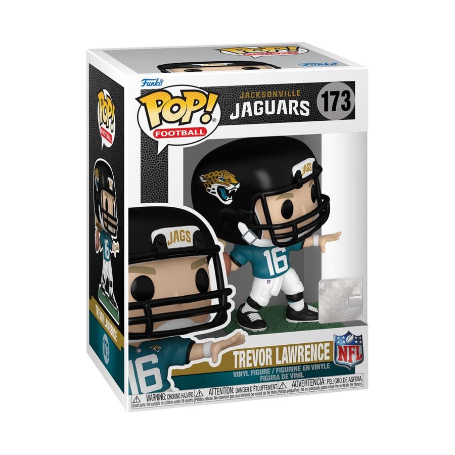 Funko Figures Trevor Lawrence Jacksonville Jaguars Funko NFL Pop Vinyl Figure - Teal