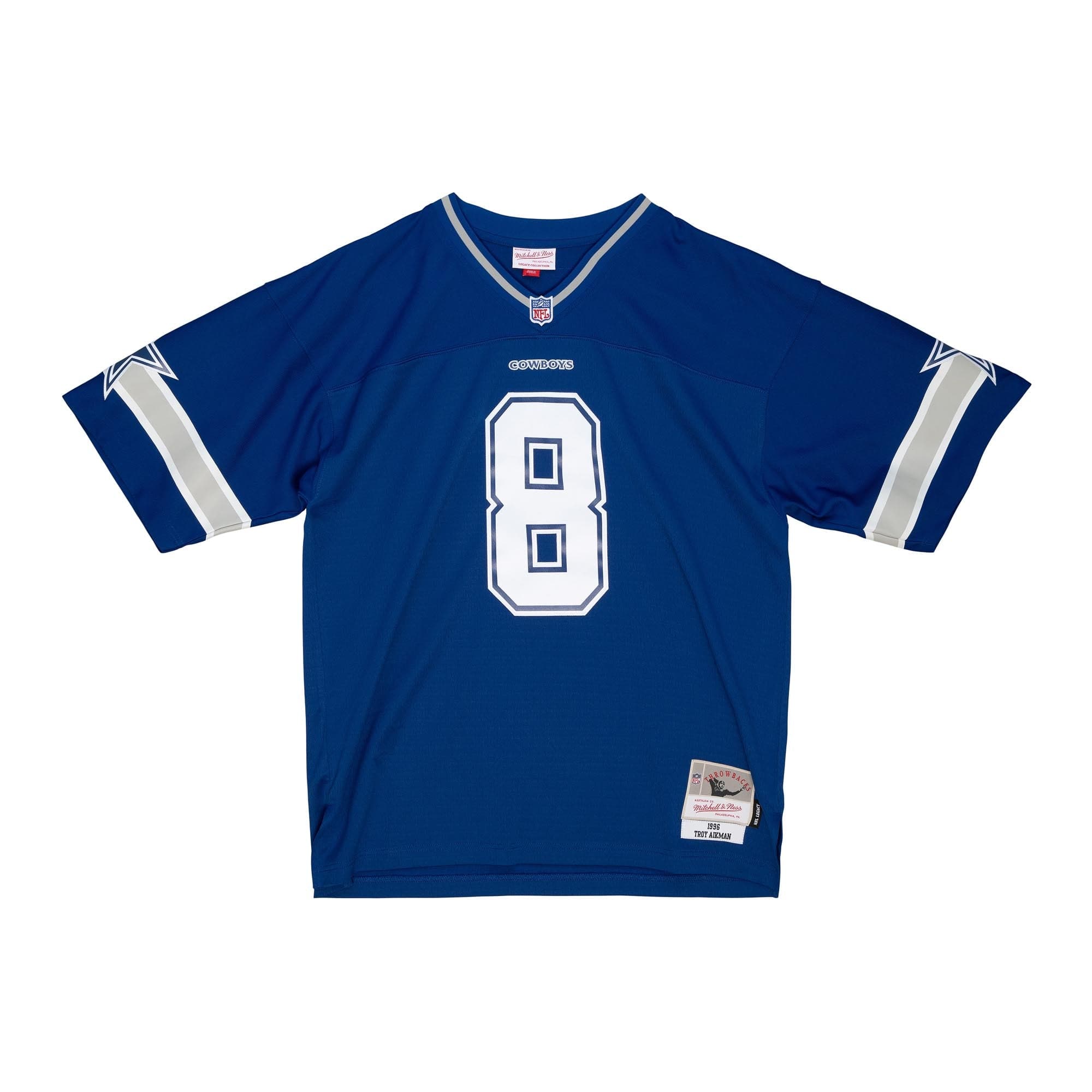 Mitchell And Ness Jerseys Troy Aikman Dallas Cowboys 96-97 Mitchell & Ness NFL Throwback Legacy Jersey - Navy