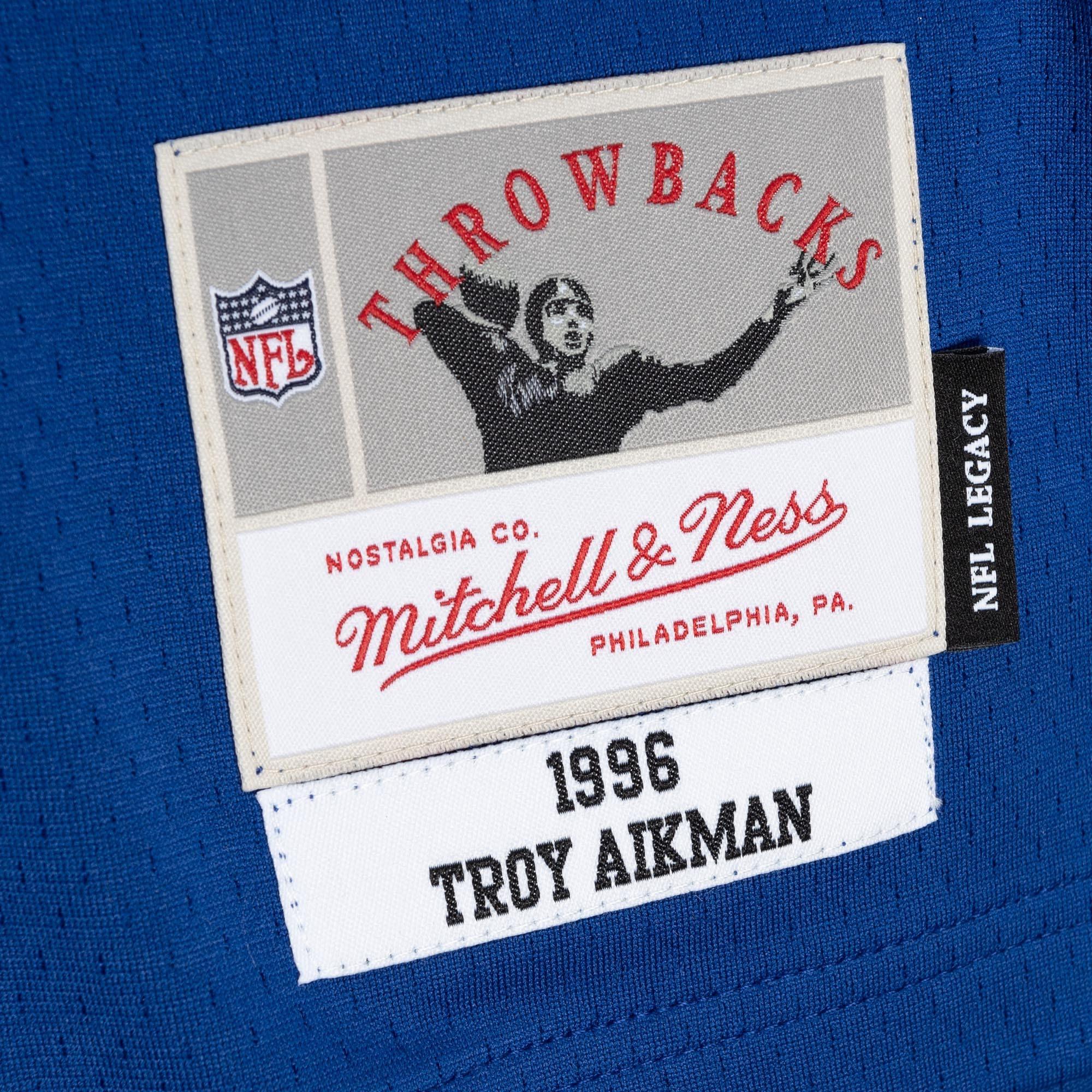 Mitchell And Ness Jerseys Troy Aikman Dallas Cowboys 96-97 Mitchell & Ness NFL Throwback Legacy Jersey - Navy