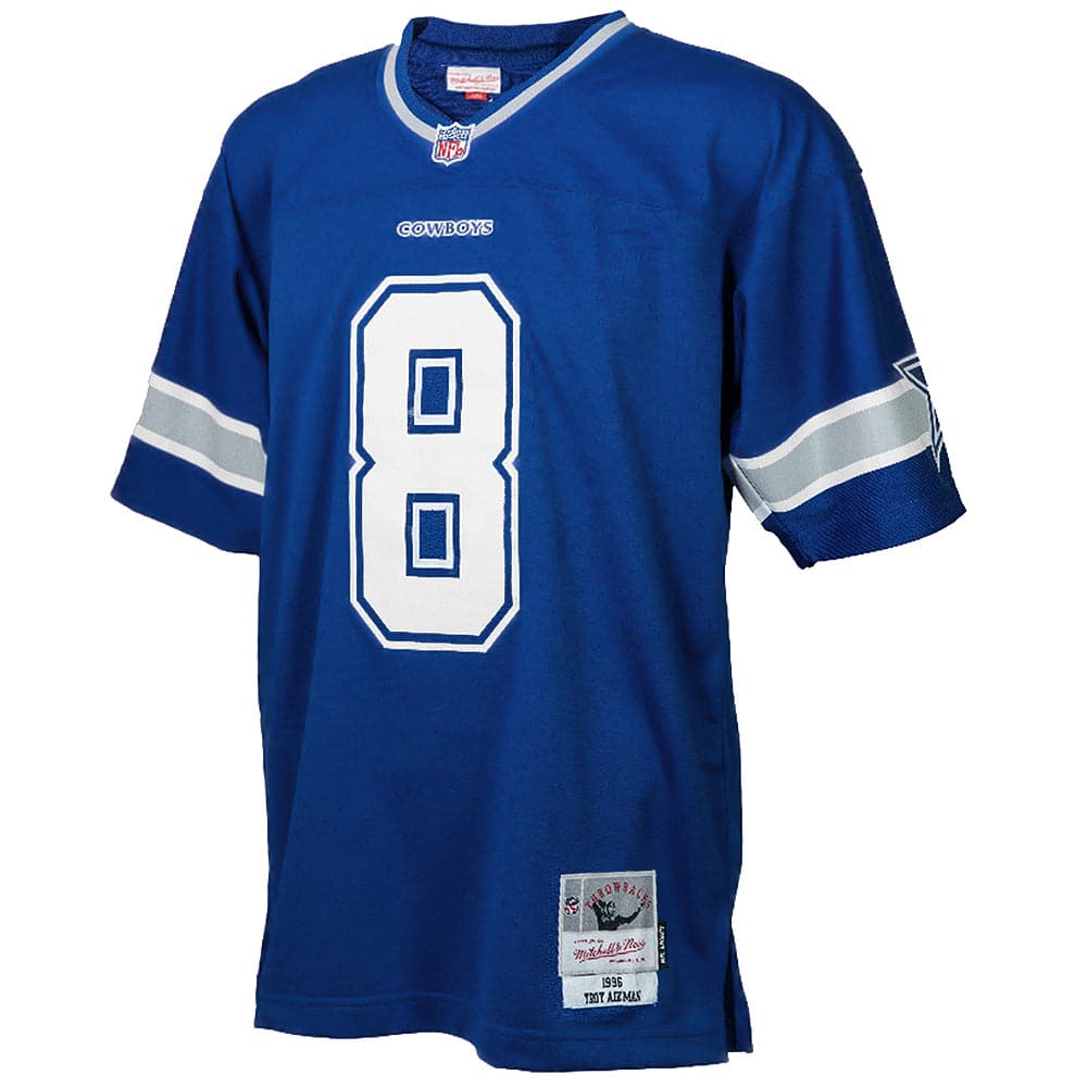 Mitchell And Ness Jerseys Troy Aikman Dallas Cowboys 96-97 Mitchell & Ness NFL Throwback Legacy Jersey - Navy