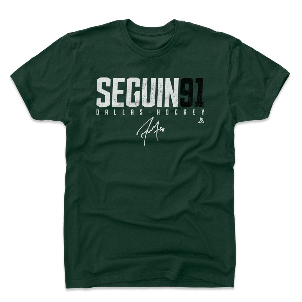 500 Level T-Shirts Tyler Seguin Dallas Stars 500 Level NHL Name & Number T-Shirt - Dark Green