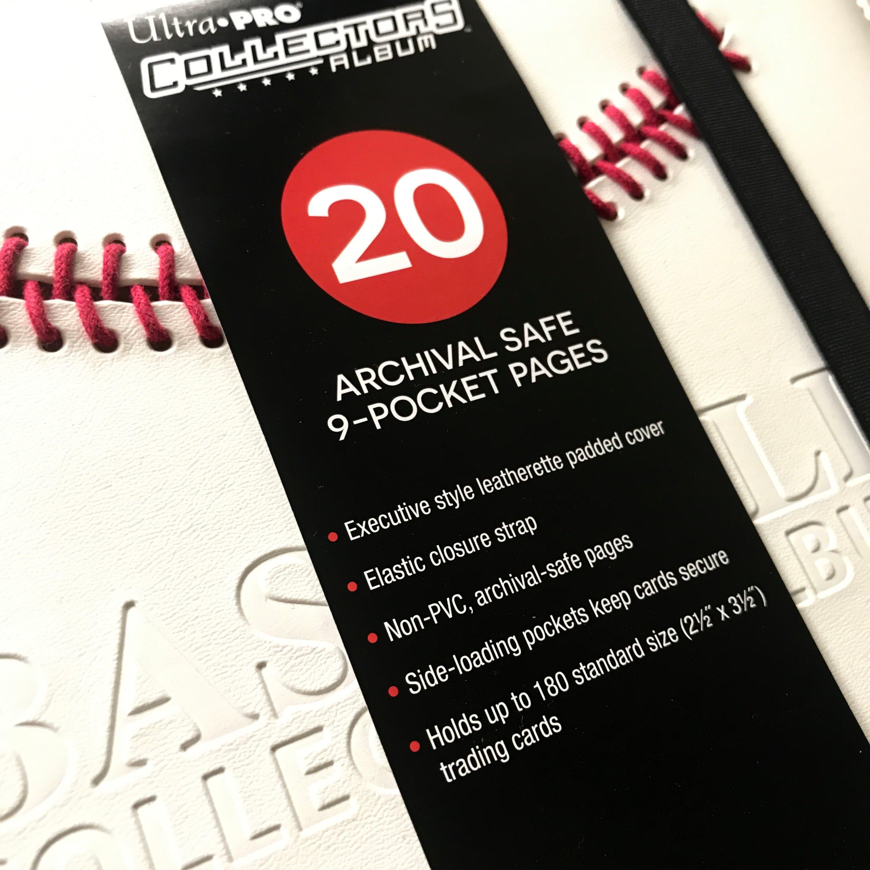 Ultra Pro Cards Ultra Pro Baseball Trading Card Premium 180 Card PRO Binder - White