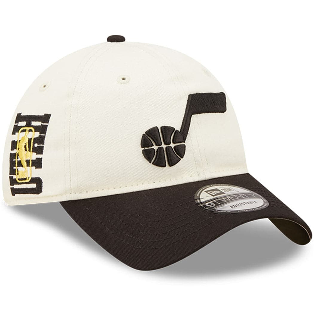 New Era Caps Utah Jazz New Era NBA 2022 Draft 9TWENTY Strapback Hat - Cream