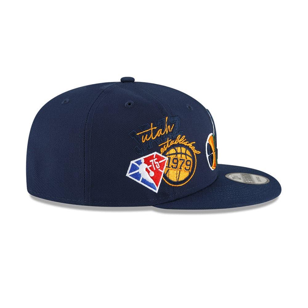 New Era Caps Utah Jazz New Era NBA 21-22 Back Half 9FIFTY Snapback Hat - Navy