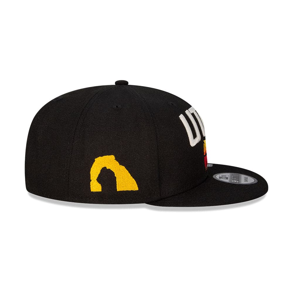 New Era Caps Utah Jazz New Era NBA 21-22 City Edition 9FIFTY Snapback Hat - Black