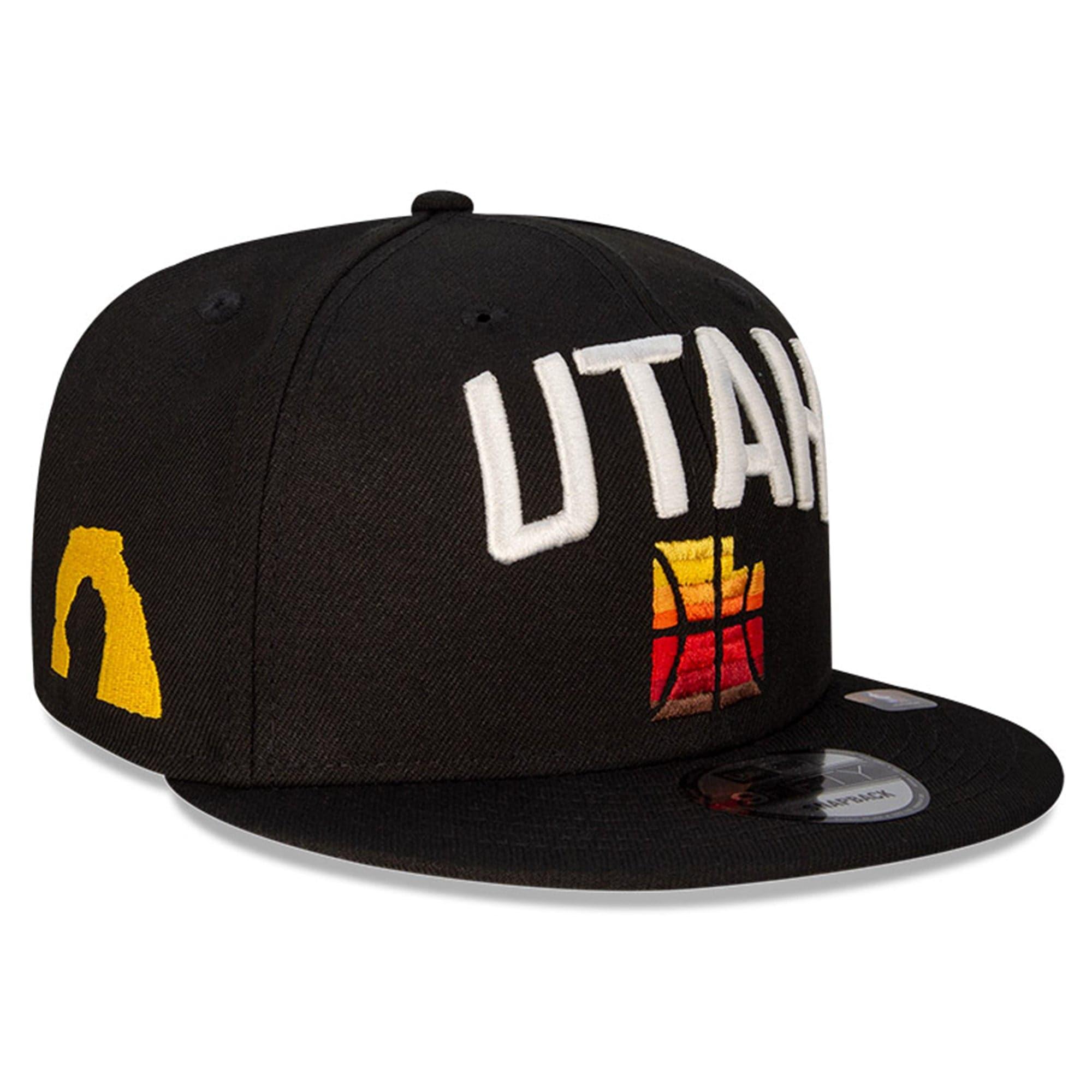 New Era Caps Utah Jazz New Era NBA 21-22 City Edition 9FIFTY Snapback Hat - Black