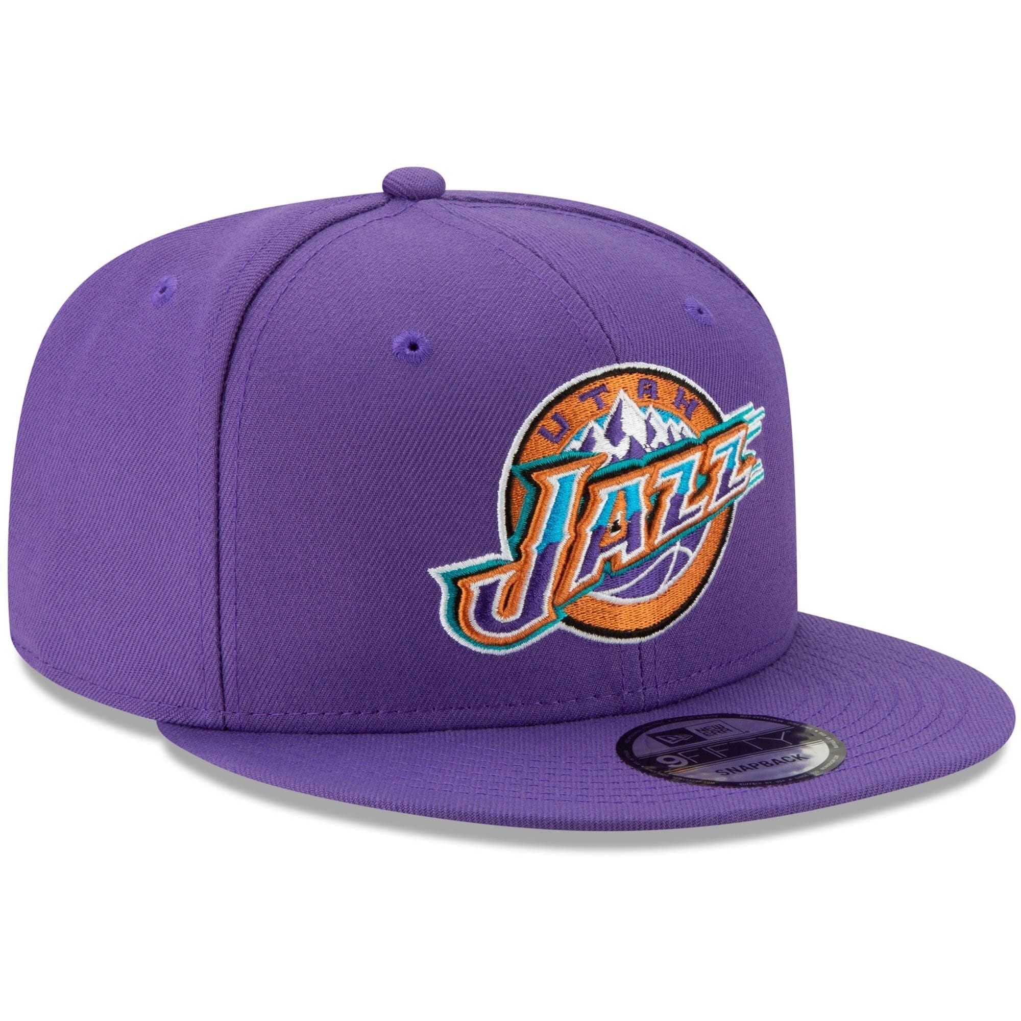 New Era Caps Utah Jazz New Era NBA Hardwood Classics Nights 9FIFTY Snapback Hat - Purple