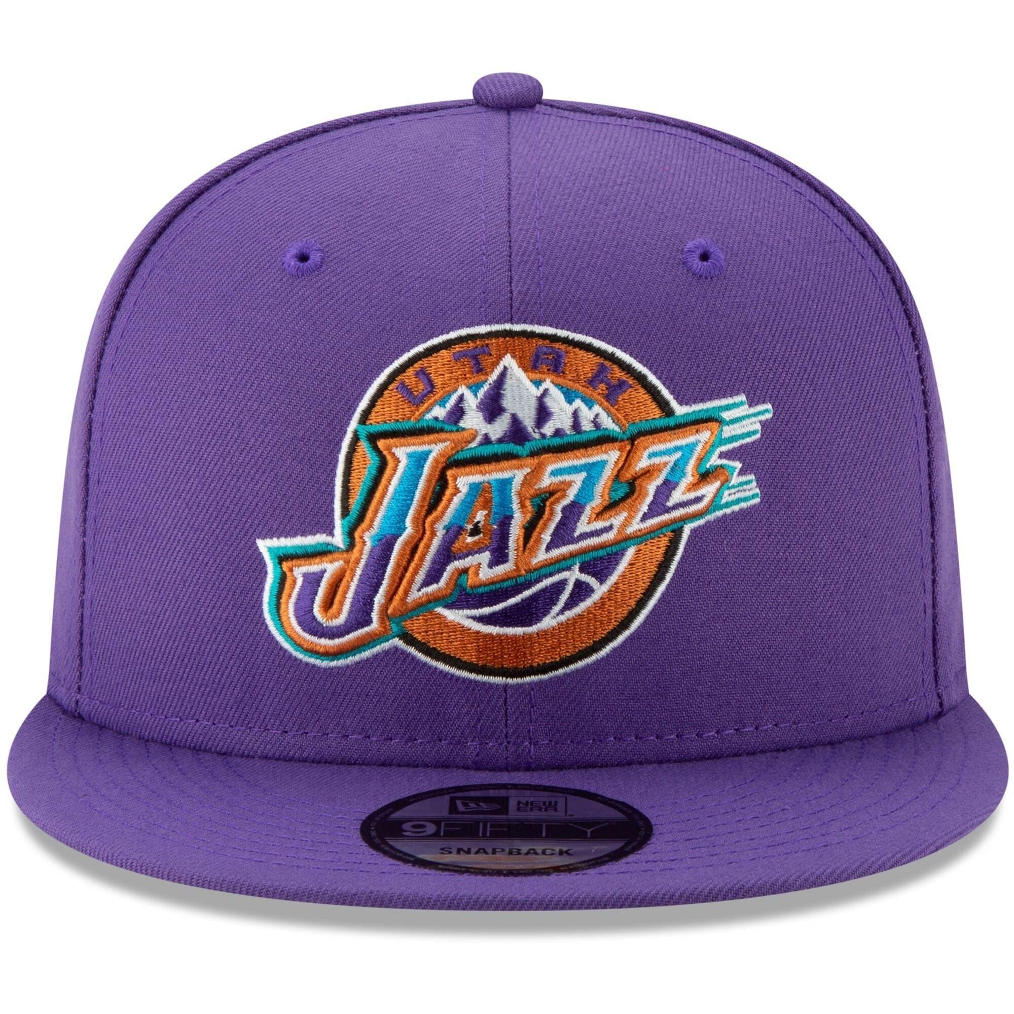New Era Caps Utah Jazz New Era NBA Hardwood Classics Nights 9FIFTY Snapback Hat - Purple