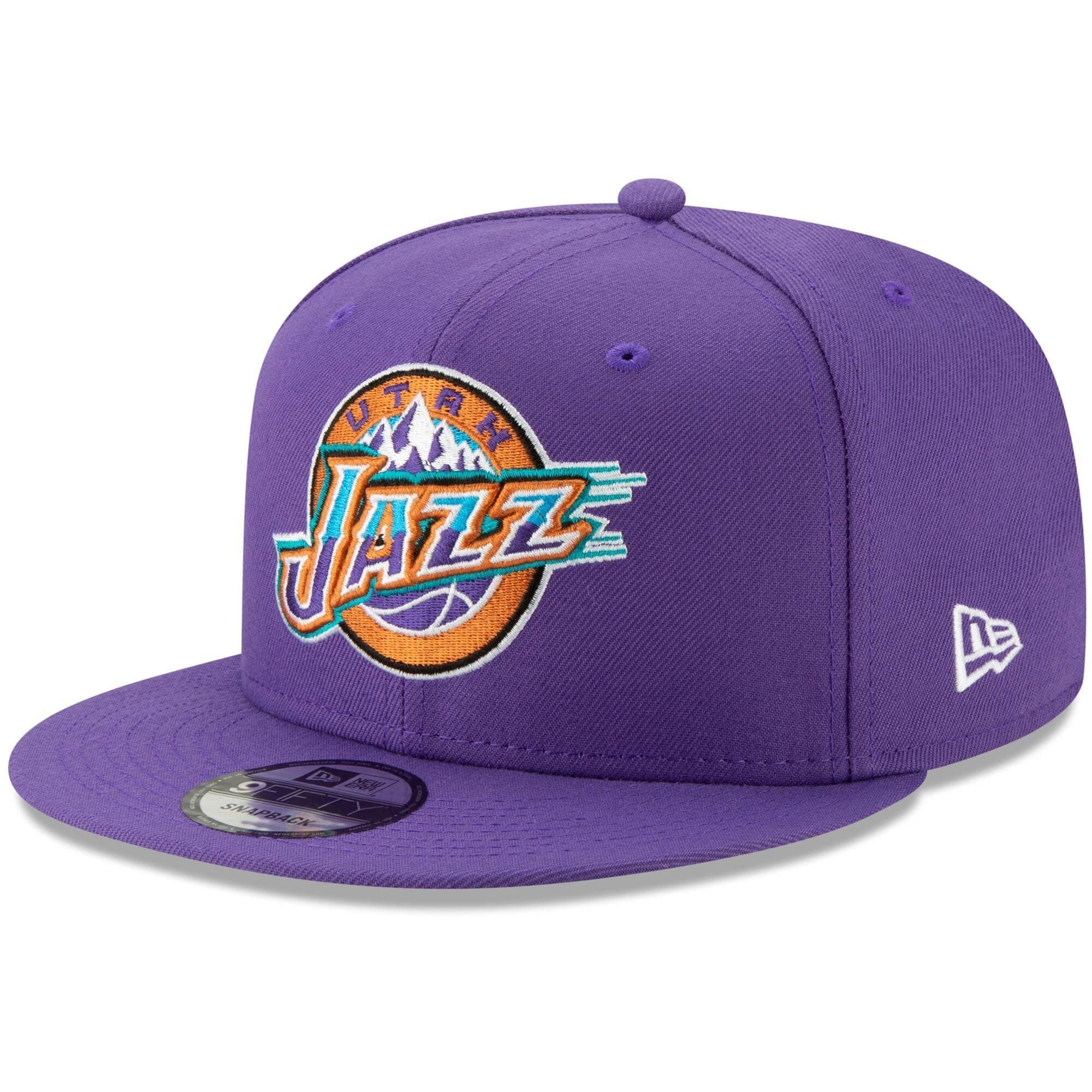 New Era Caps Utah Jazz New Era NBA Hardwood Classics Nights 9FIFTY Snapback Hat - Purple