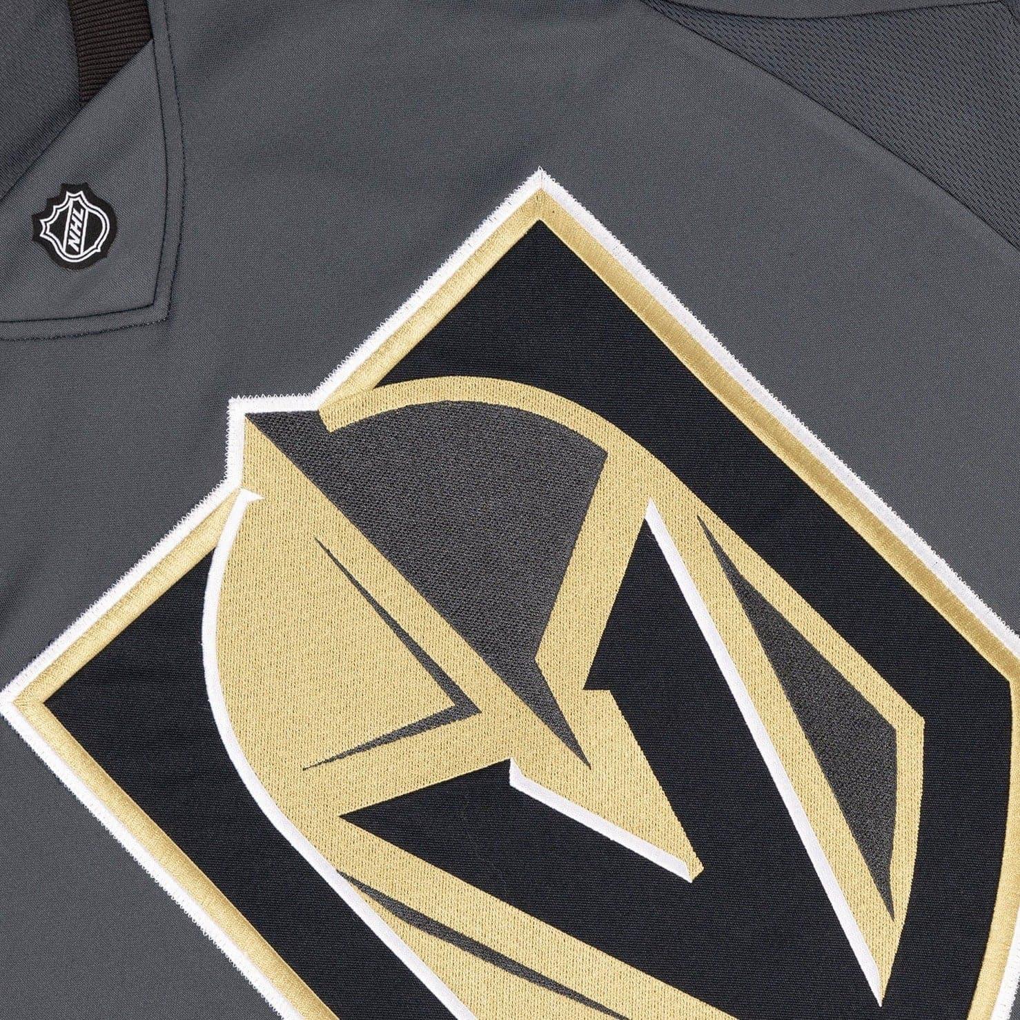 Majestic Athletic Jerseys Vegas Golden Knights Majestic NHL Fan Replica Jersey - Grey/Black